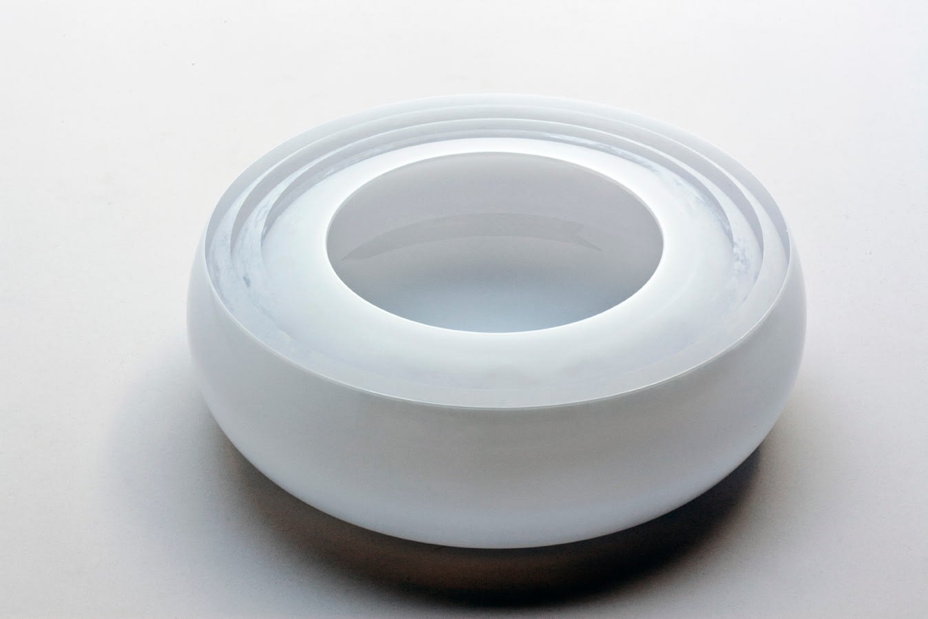 Tora Urup, Multiple White. Cloudy Opaline and Clear Layers, 2014