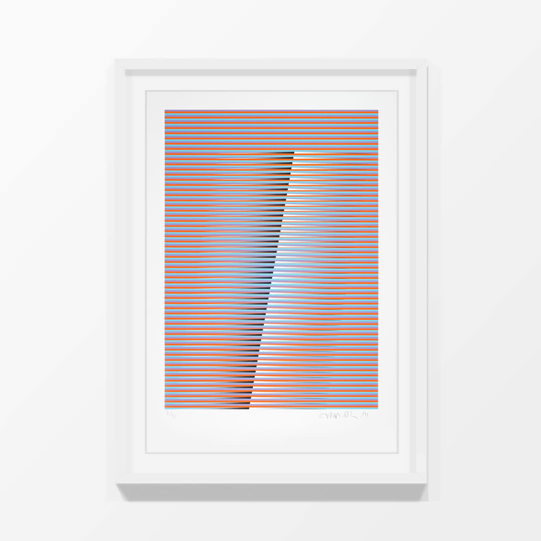 Carlos Cruz-Diez, Induction Chromatique Navidad 1H, 2010