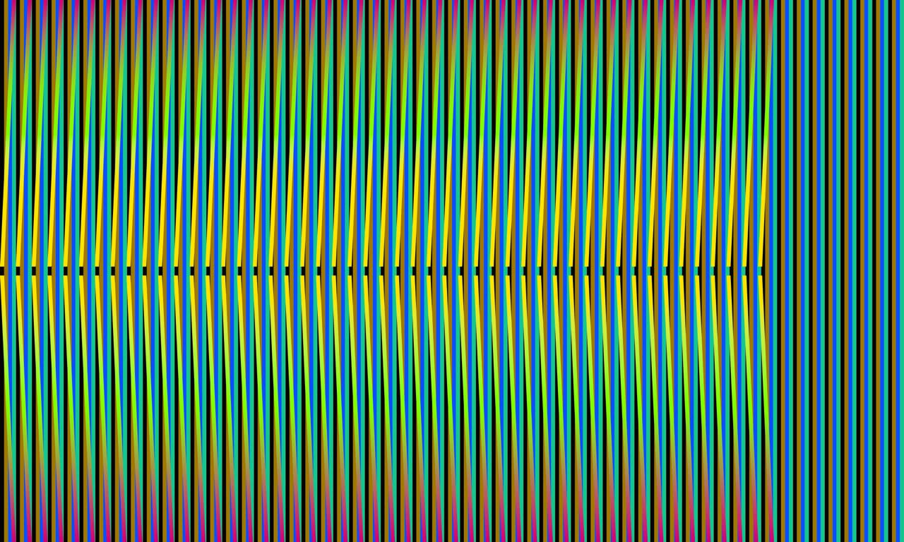 Carlos Cruz-Diez, Gráfica Serie Panam Dos 1, 2010