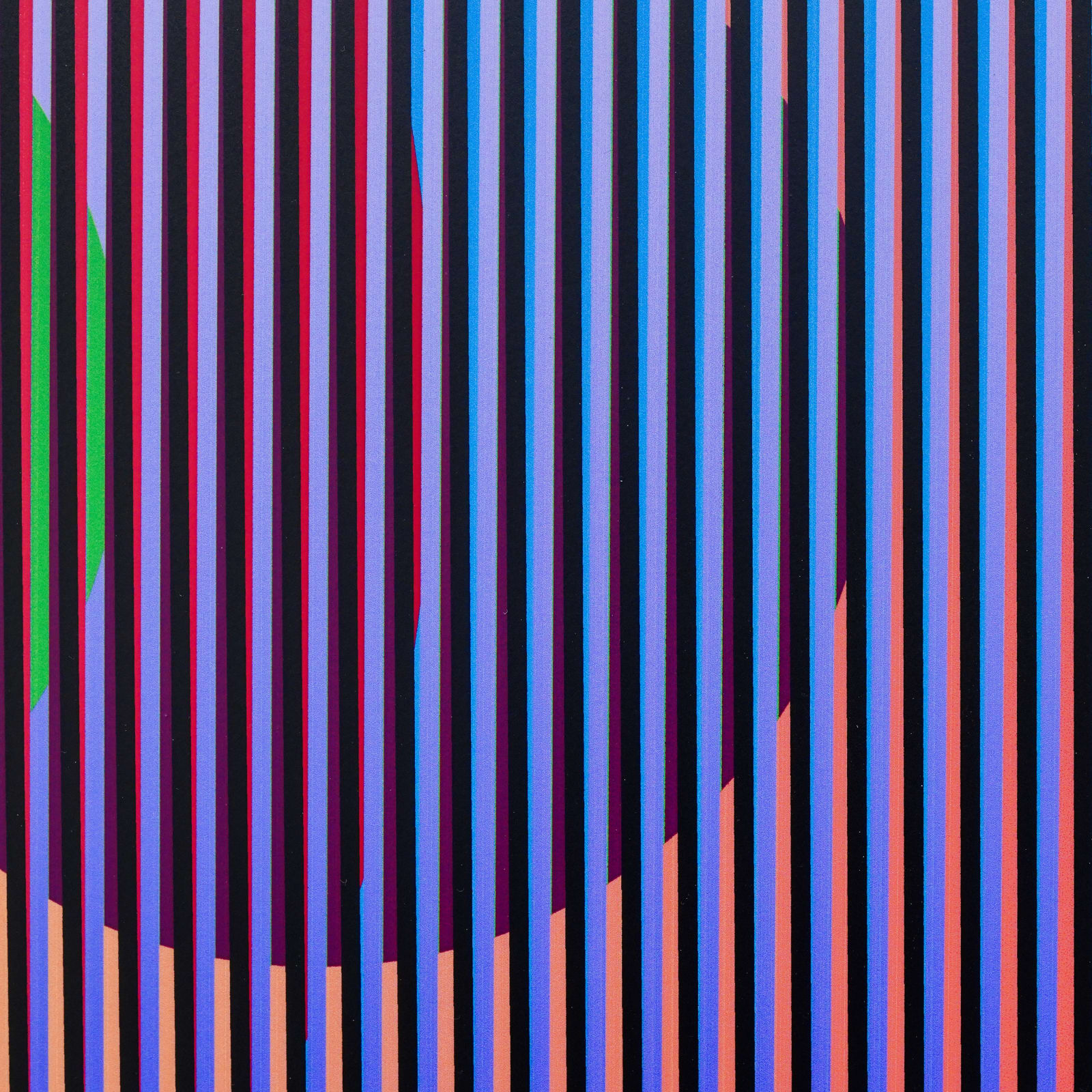 Carlos Cruz-Diez, Color Aditivo Circulos 1, 2010