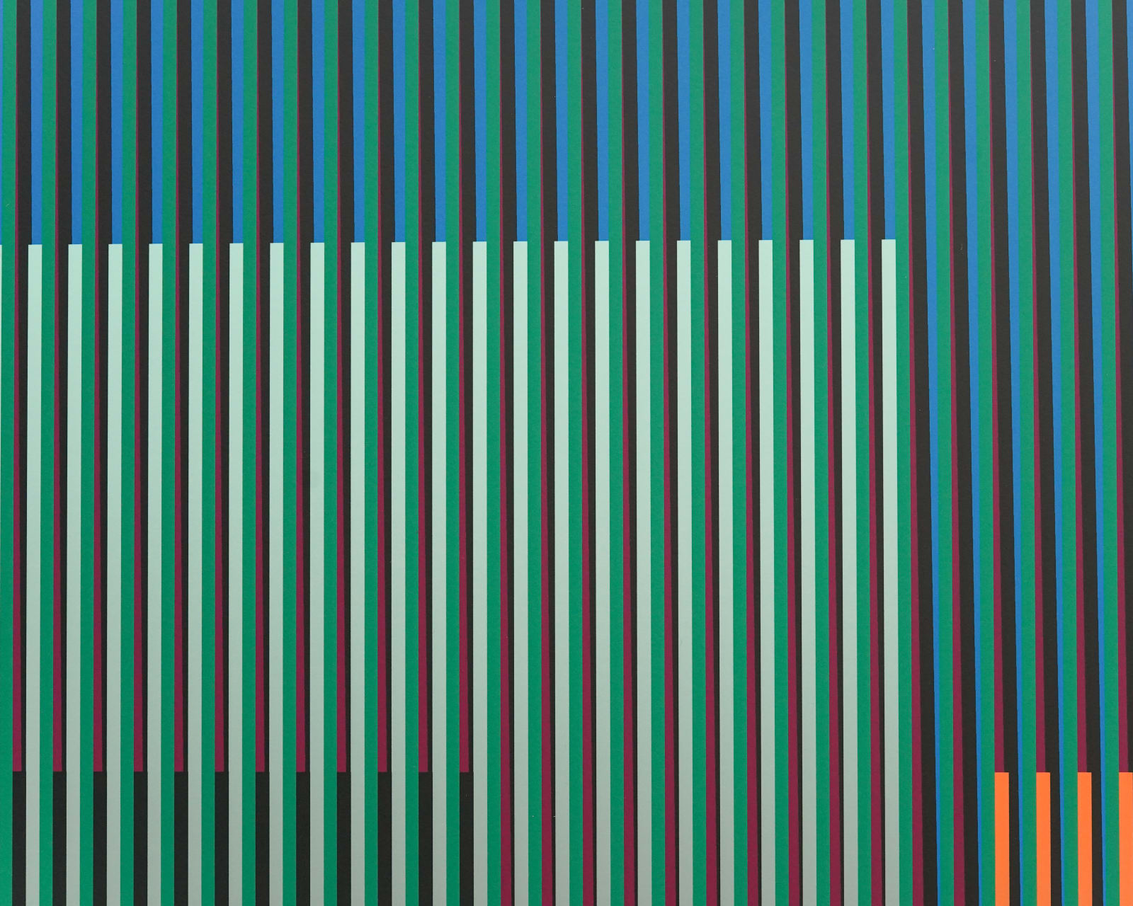 Carlos Cruz-Diez, Color Aditivo Serie Caracas B1, 2009