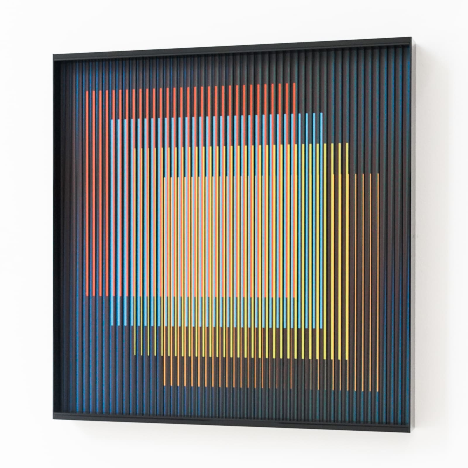 Carlos Cruz-Diez, Cromointerferencia Espacial 46, 2017