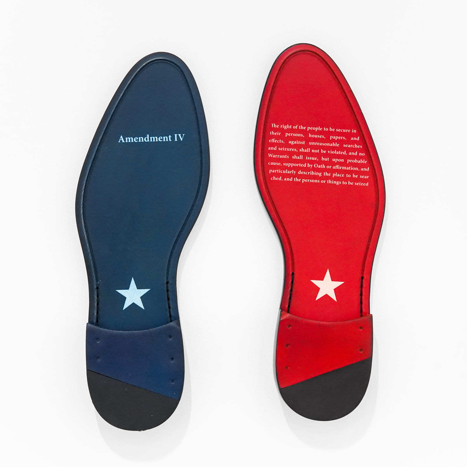 Eugenio Merino, Stepping on the bill of rights, 2018