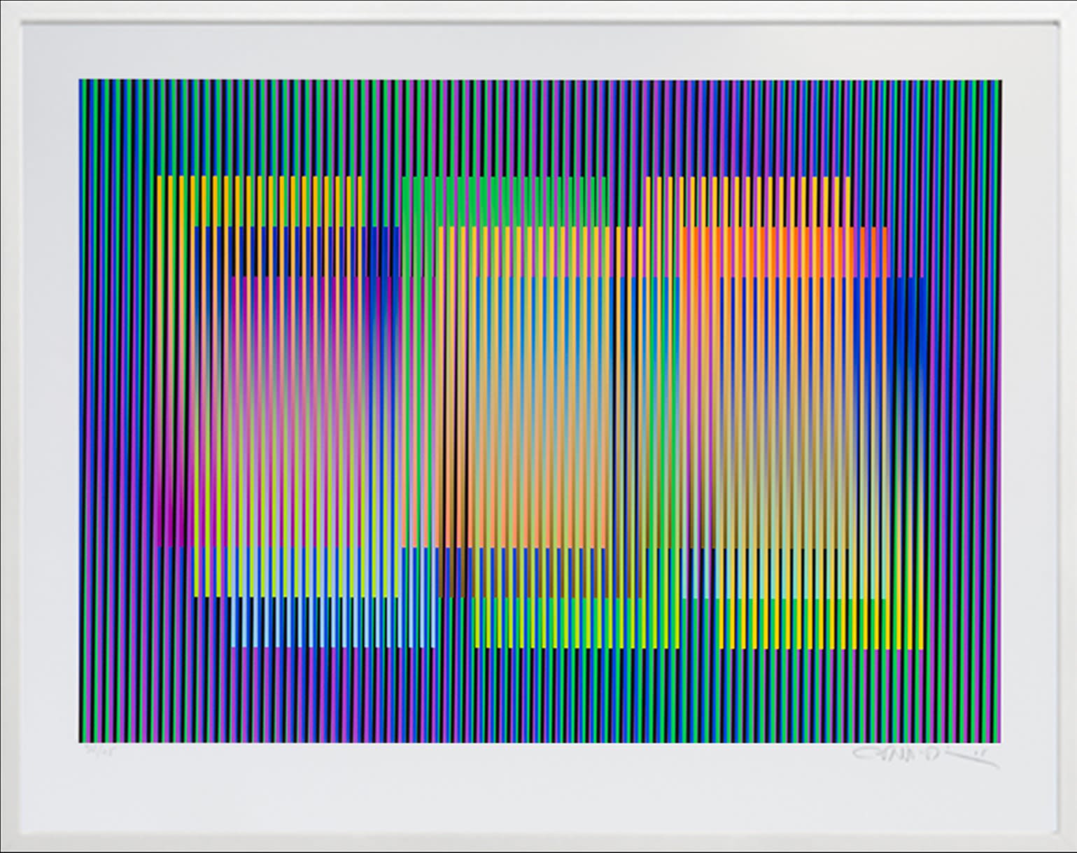 Carlos Cruz-Diez, Serie Cardíaca Rectángulo 1, 2015