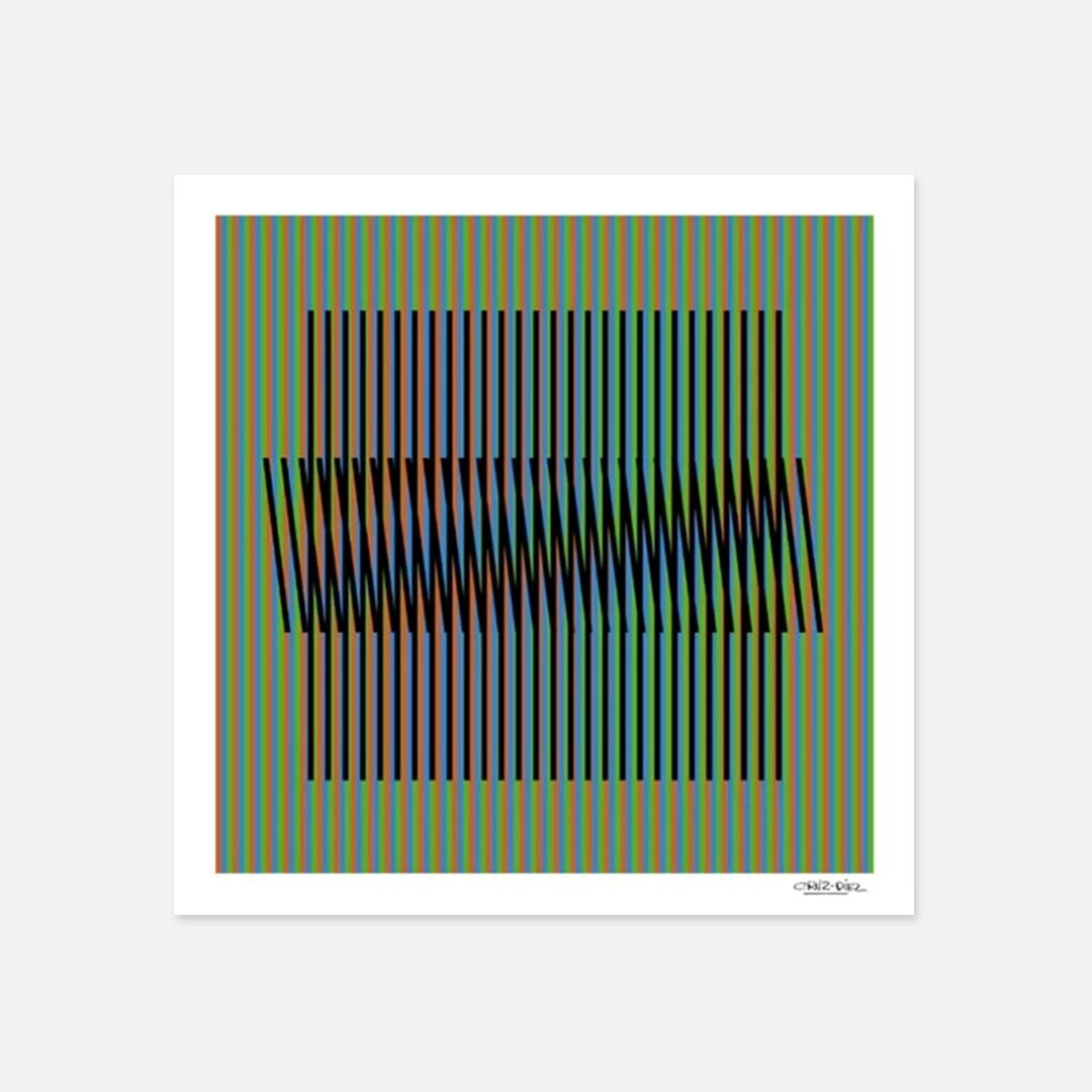 Carlos Cruz-Diez, Pañuelo - Foulard Induction Chromatique / FPT2, 2007