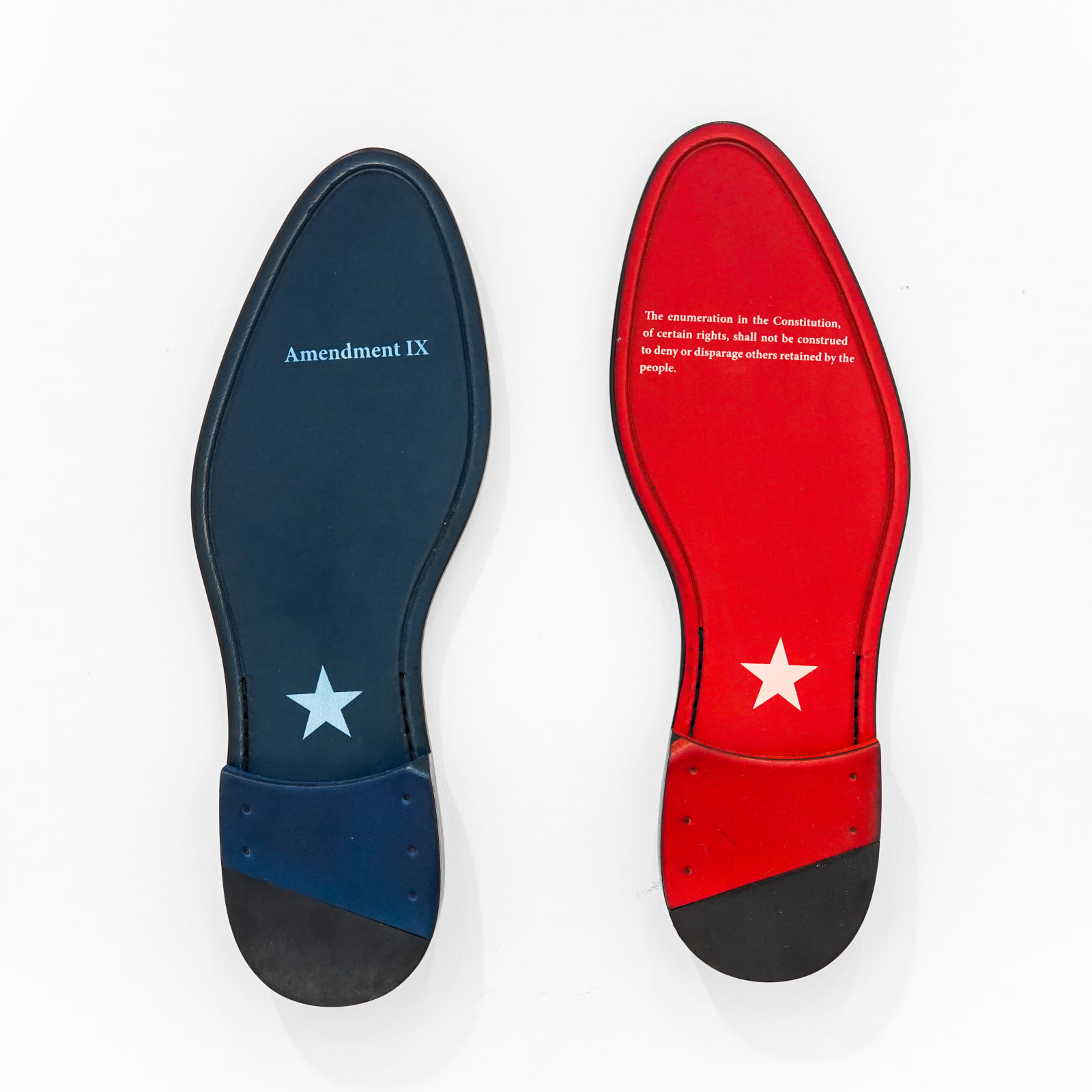 Eugenio Merino, Stepping on the bill of rights, 2018