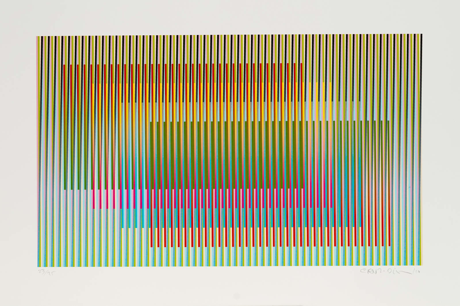 Carlos Cruz-Diez, Gráfica Serie Panam 1A, 2010