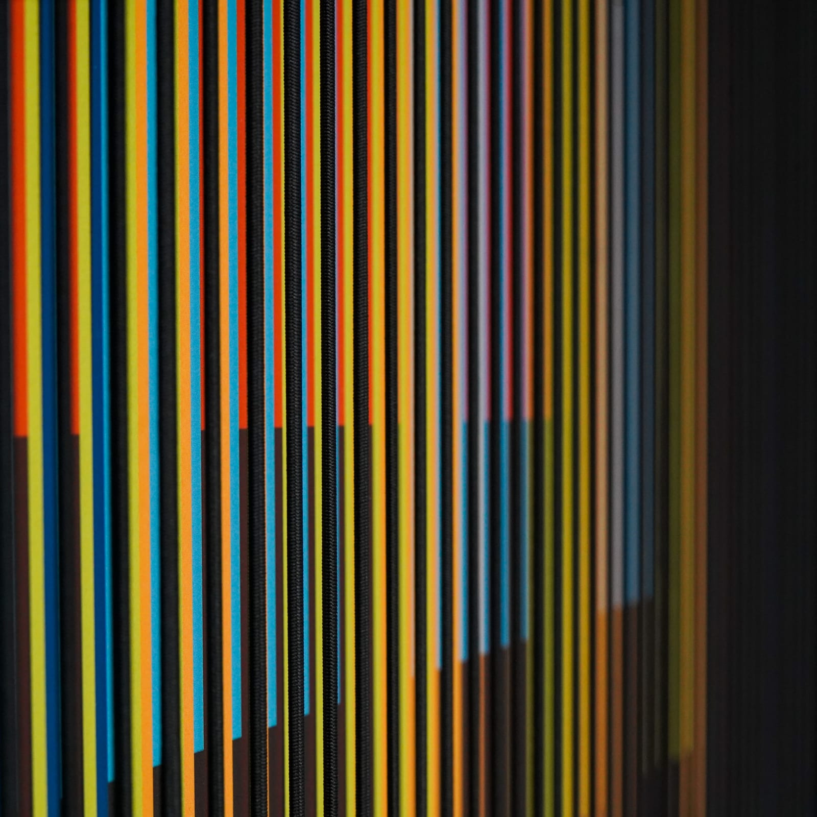 Carlos Cruz-Diez, Cromointerferencia Espacial 46, 2017