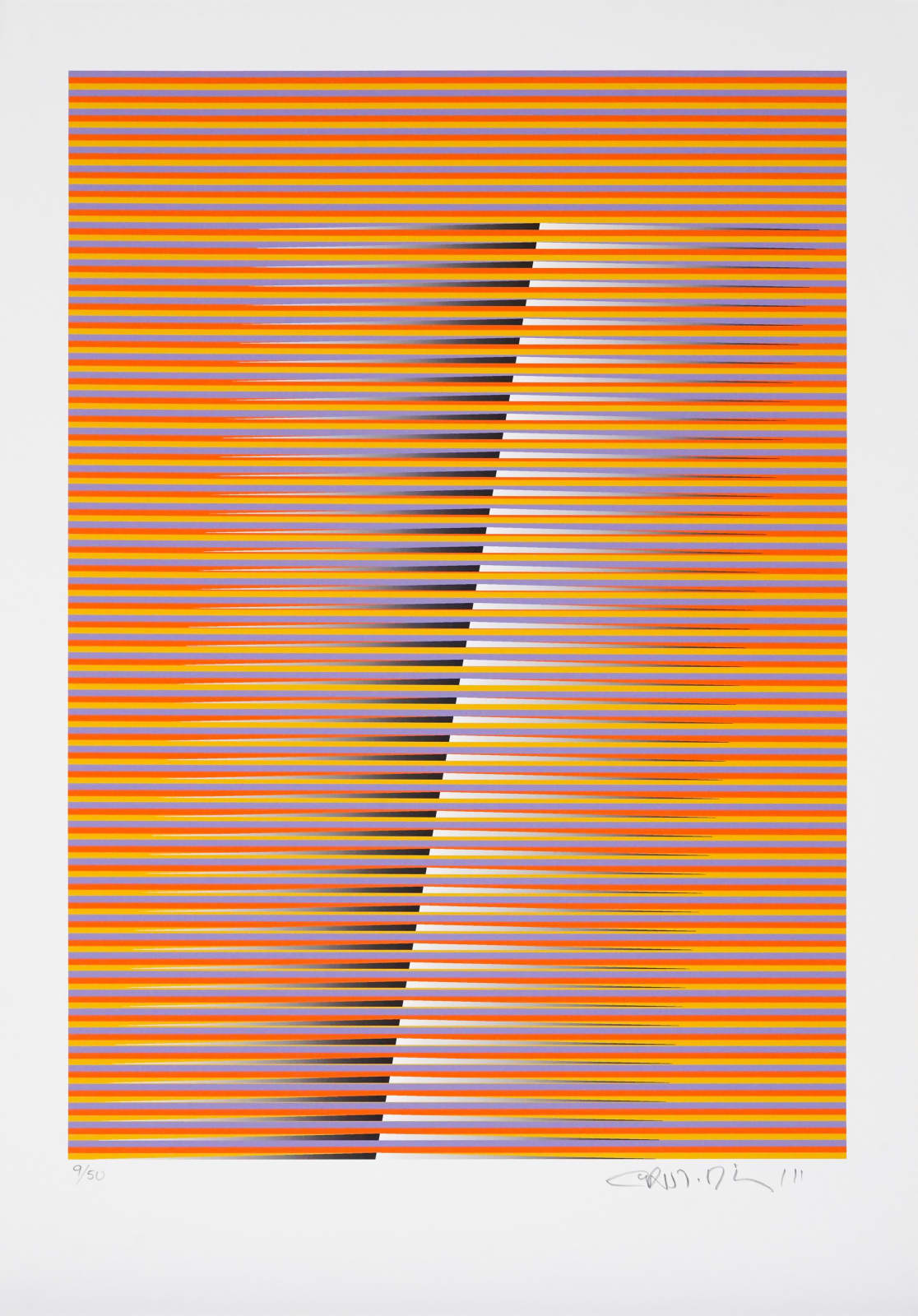 Carlos Cruz-Diez, Induction Chromatique Navidad 1K, 2010
