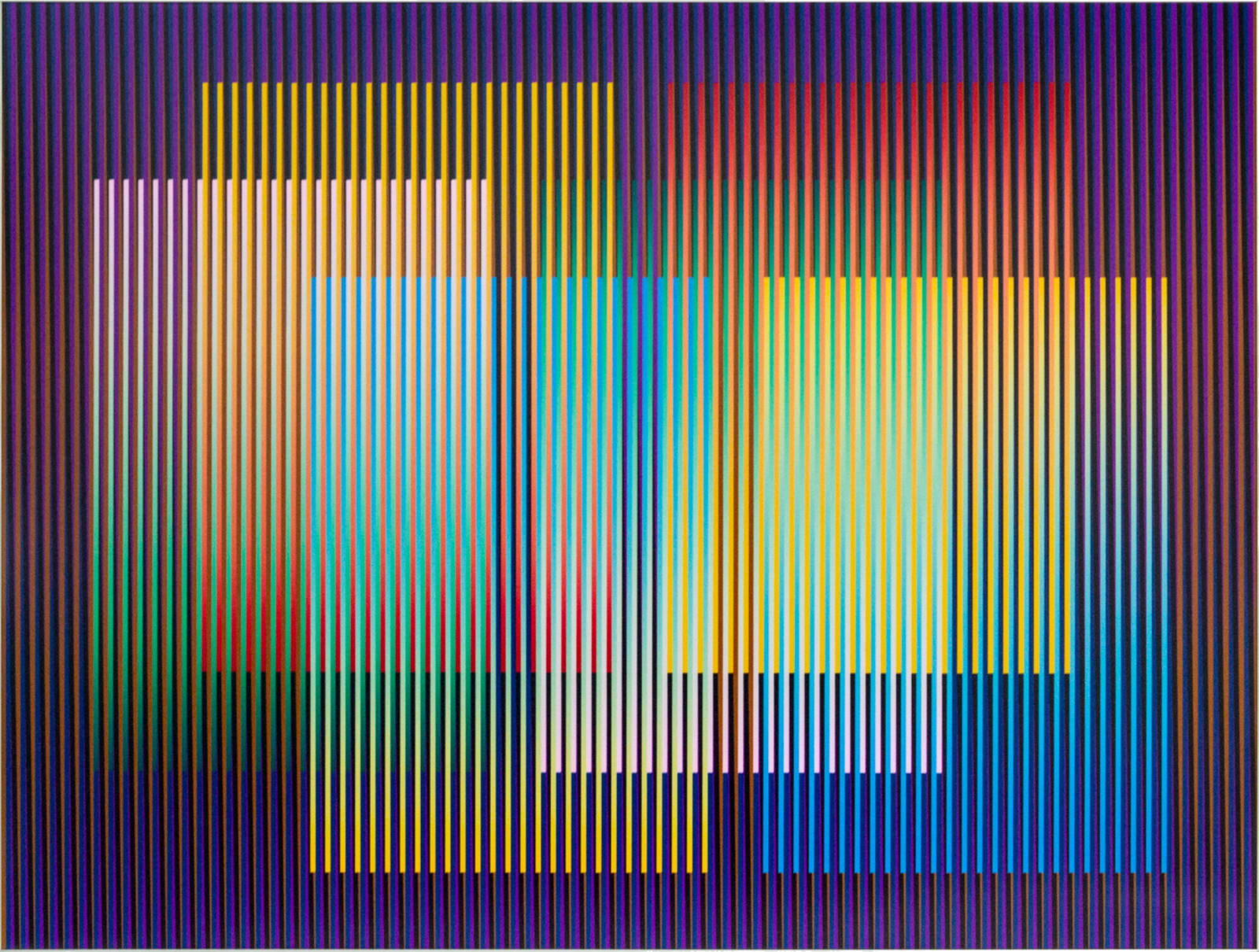 Carlos Cruz-Diez, Color Aditivo Panam 7, 2010