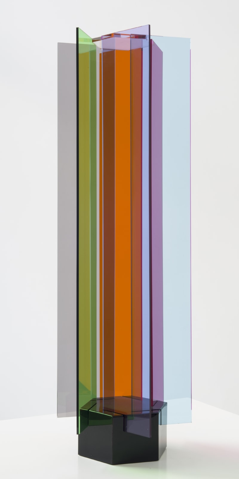 Carlos Cruz-Diez, Transchromie á six elements , 1965-2010