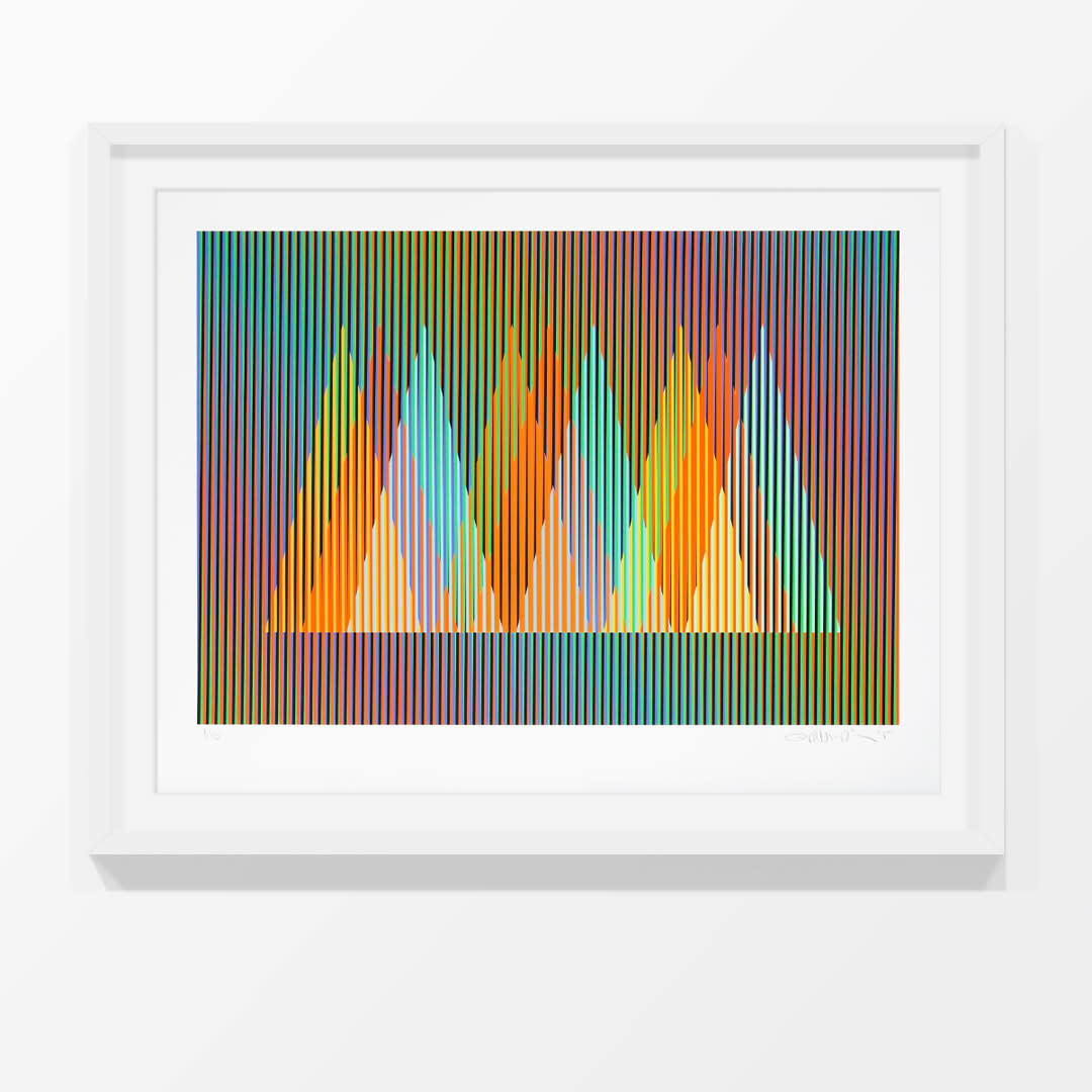 Carlos Cruz-Diez, Serie Cardíaca Triángulo 2, 2015
