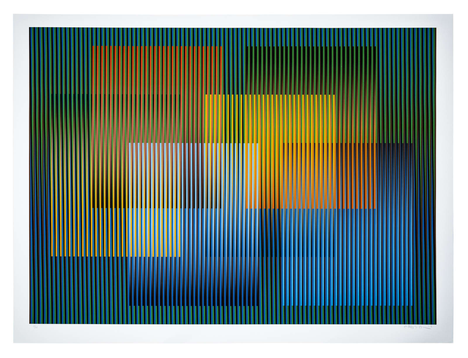 Carlos Cruz-Diez, Color Aditivo Elorsa, 2018