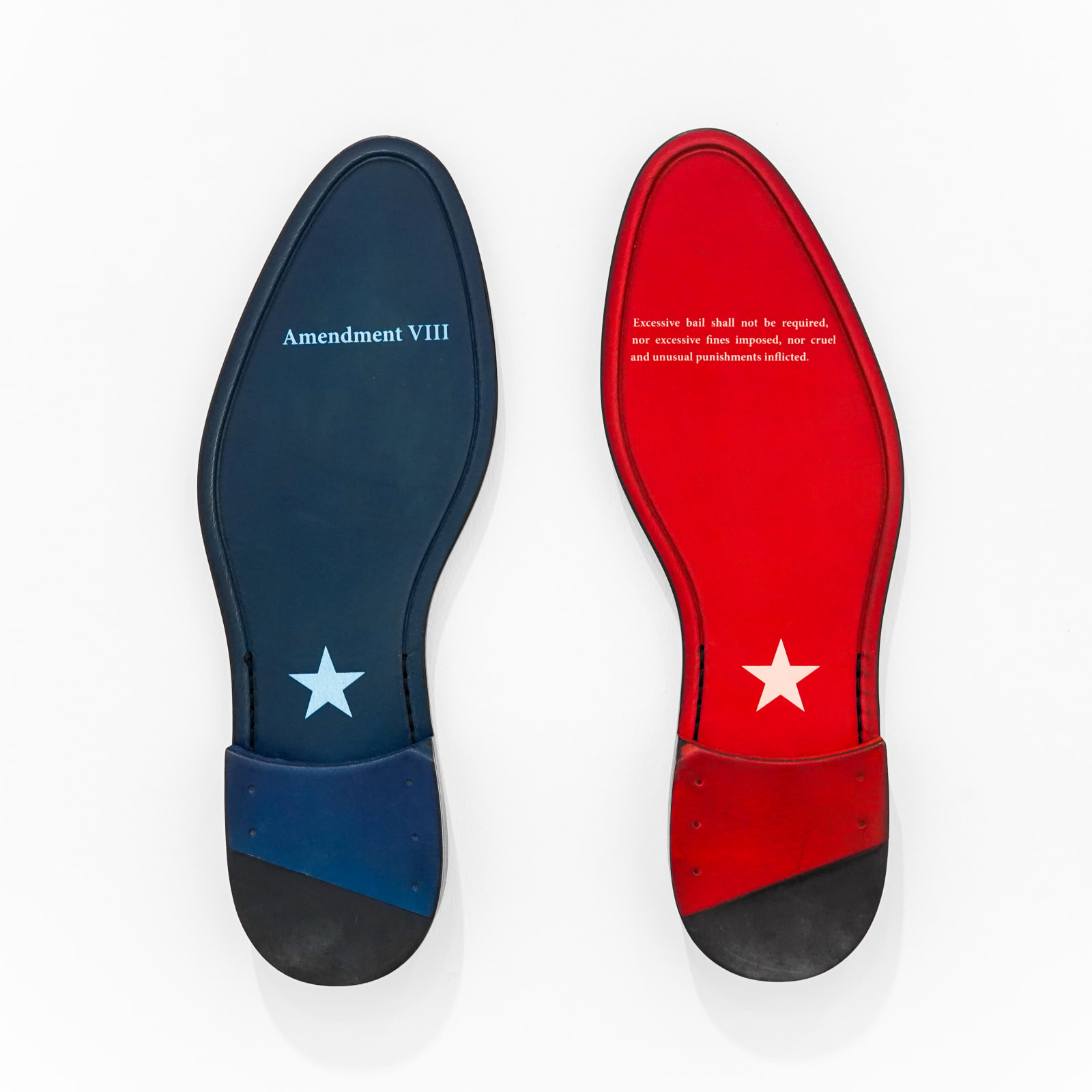 Eugenio Merino, Stepping on the bill of rights, 2018