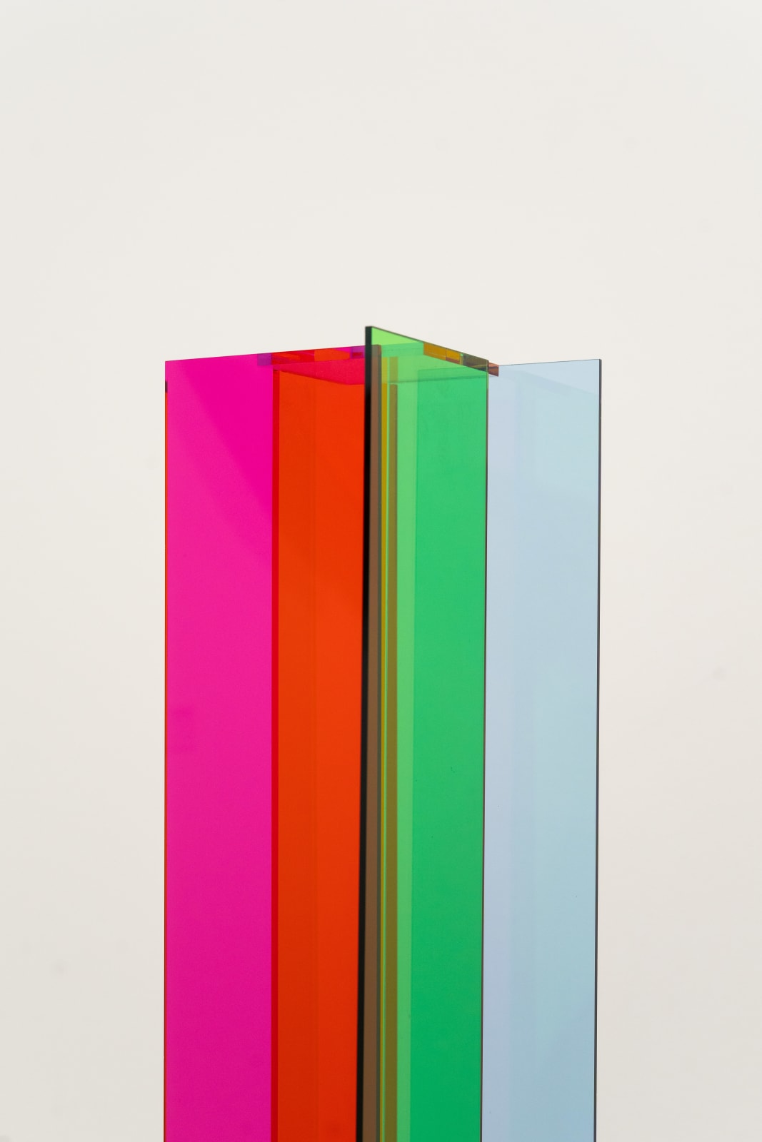 Carlos Cruz-Diez, Transchromie a 4 elementos, 2010