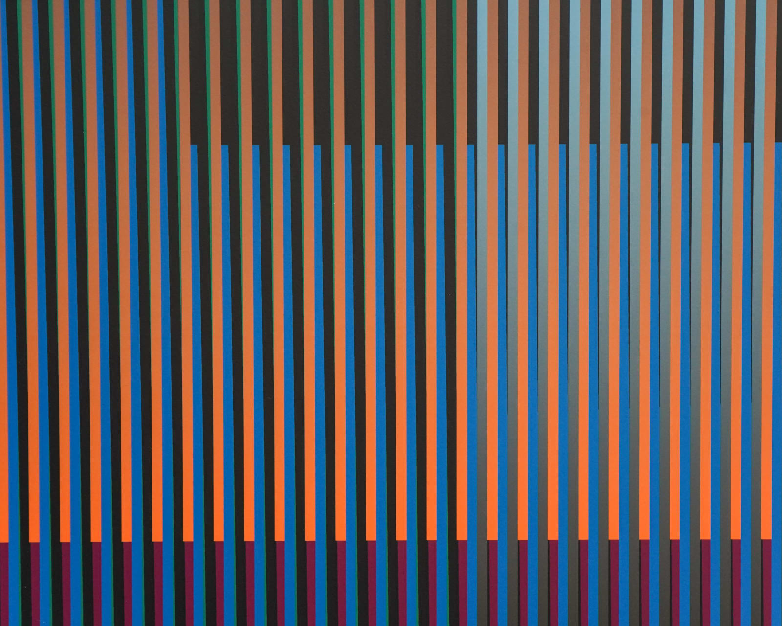 Carlos Cruz-Diez, Color Aditivo Serie Caracas B1, 2009