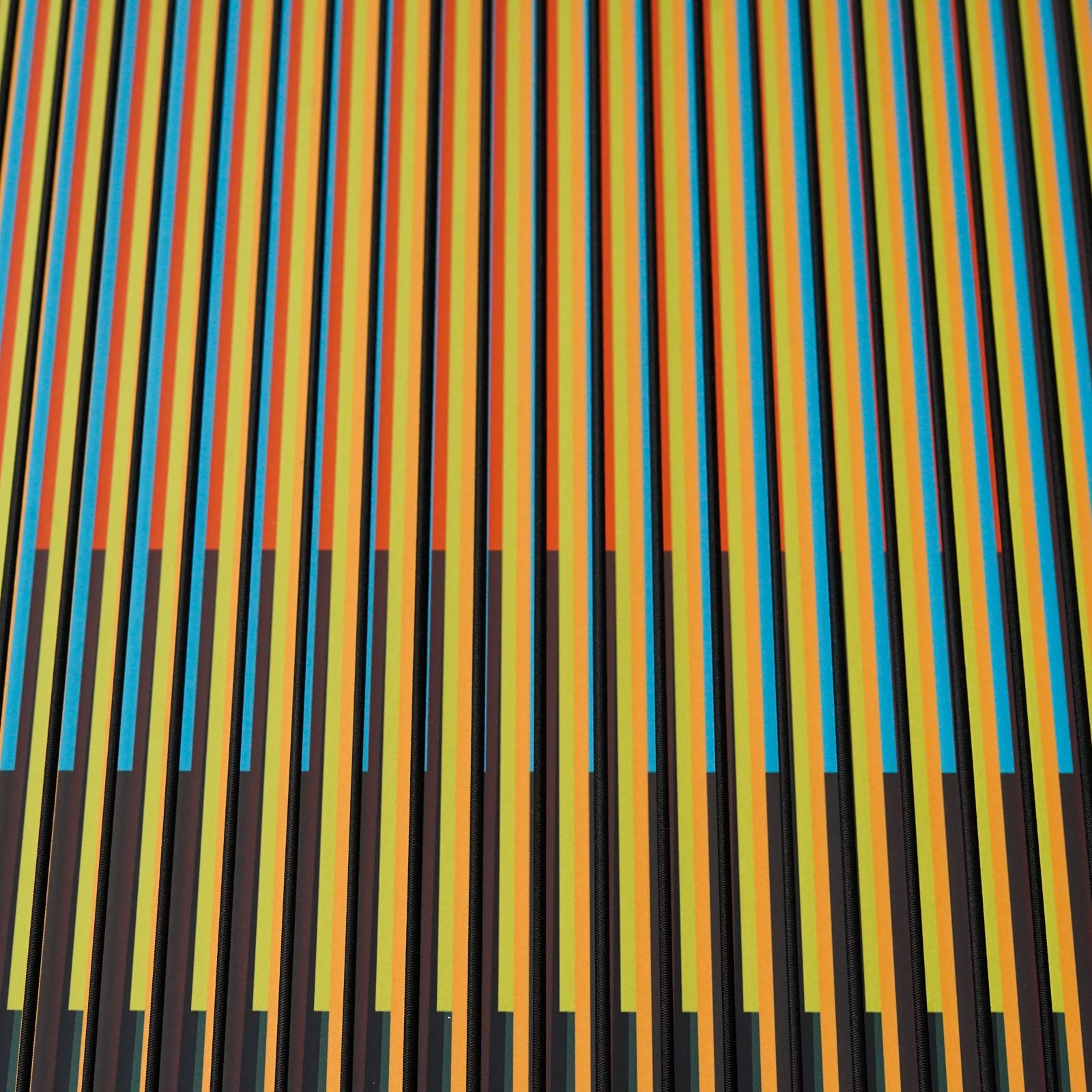 Carlos Cruz-Diez, Cromointerferencia Espacial 46, 2017