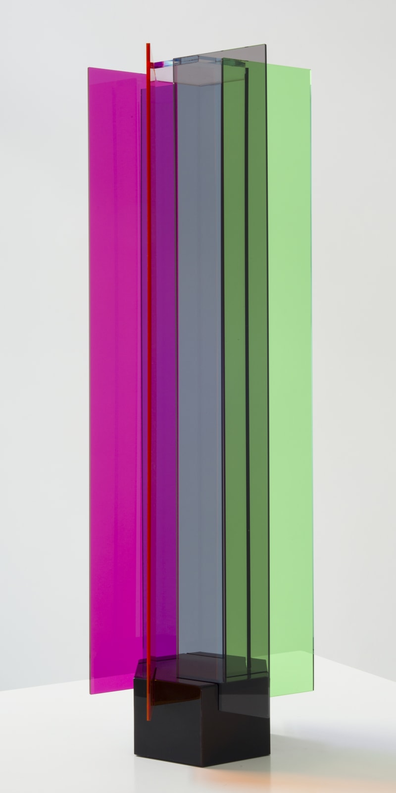 Carlos Cruz-Diez, Transchromie á six elements , 1965-2010