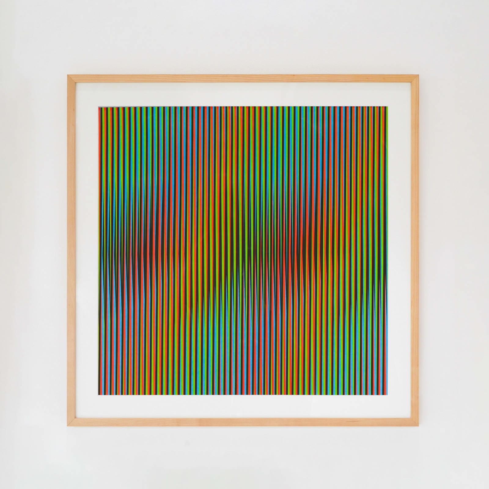 Carlos Cruz-Diez, Induction Chromatique RGB Serie Semana - Viernes, 2013