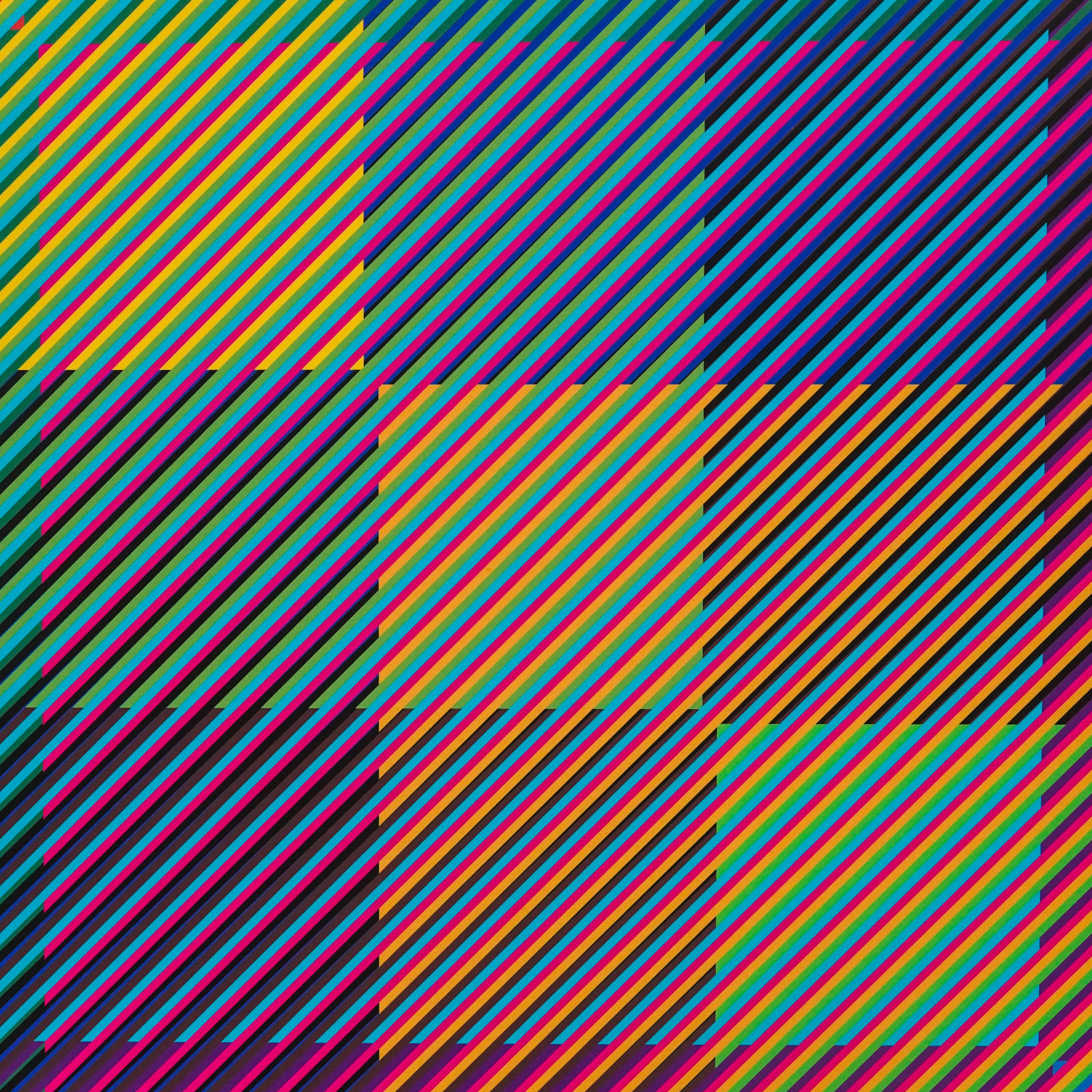 Carlos Cruz-Diez, Color Aditivo Can Can, 2015