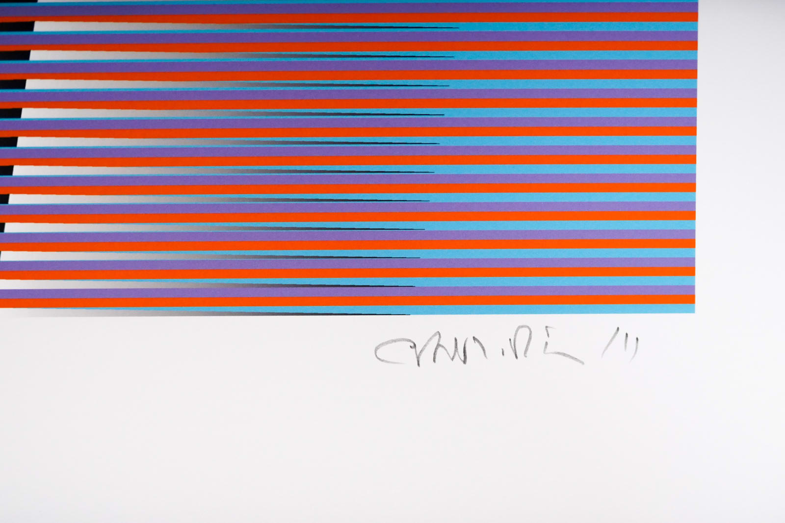 Carlos Cruz-Diez, Induction Chromatique Navidad 1H, 2010