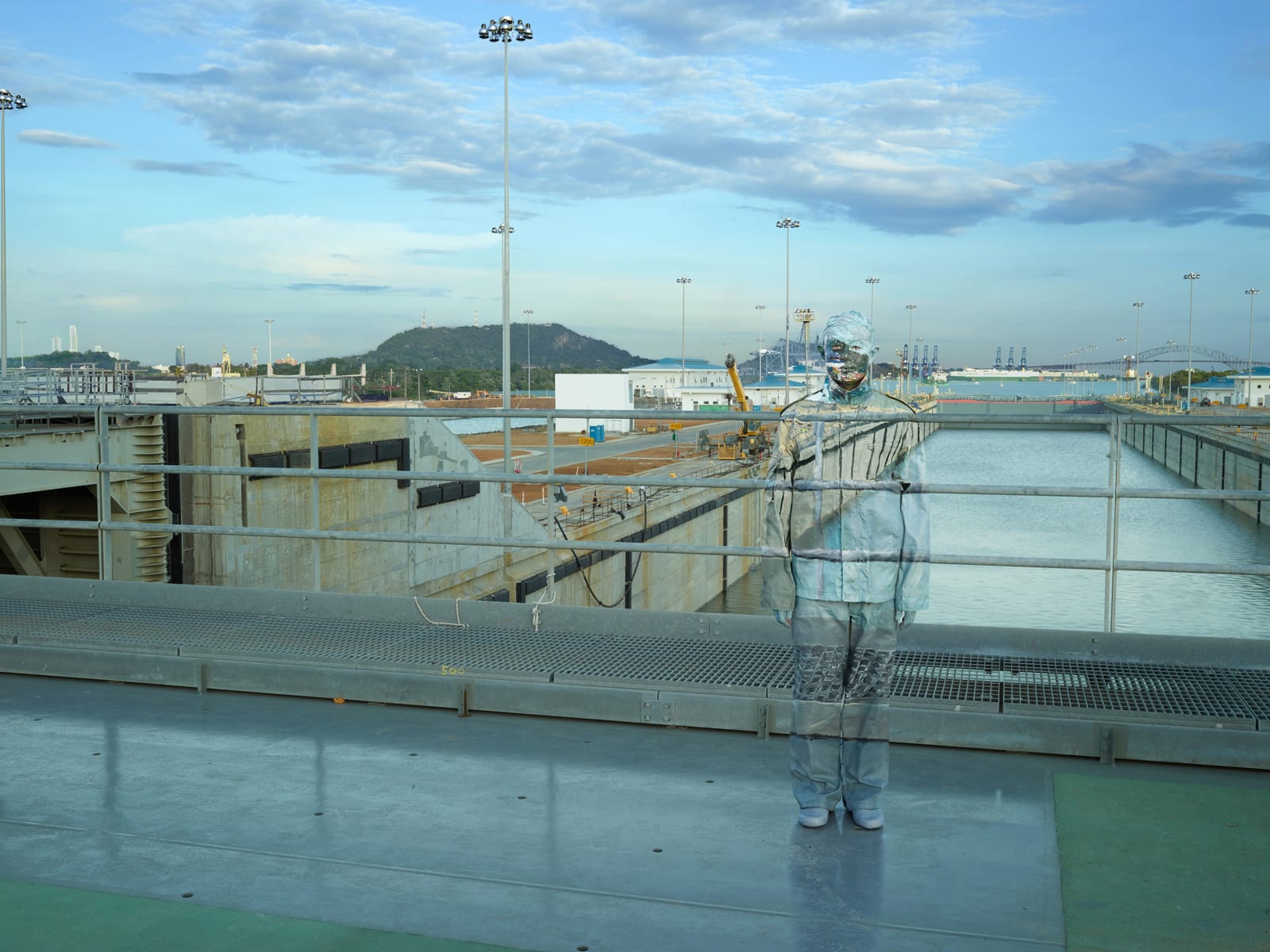 Liu Bolin, Panama Canal, 2016