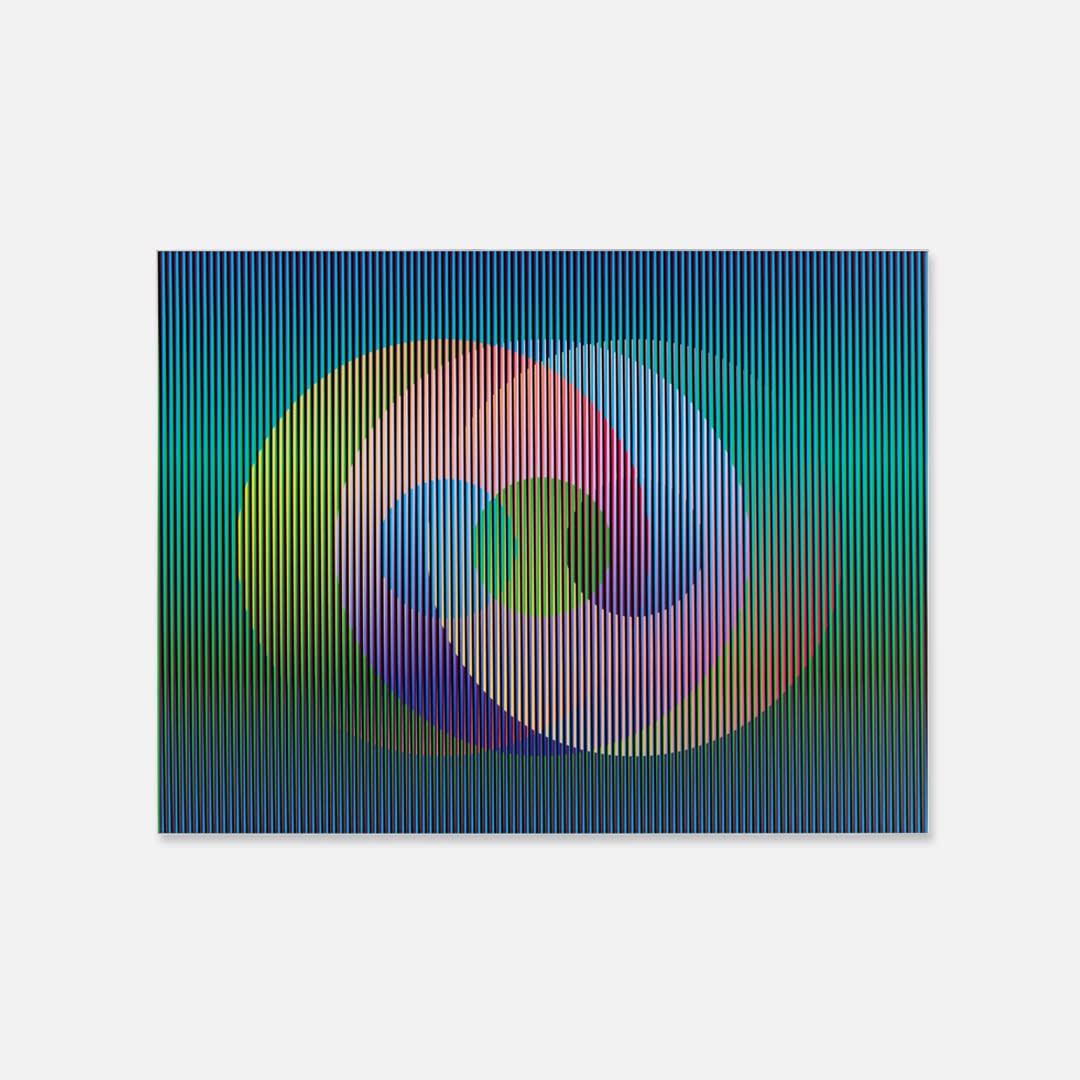 Carlos Cruz-Diez, Color Aditivo Circulos 1, 2010