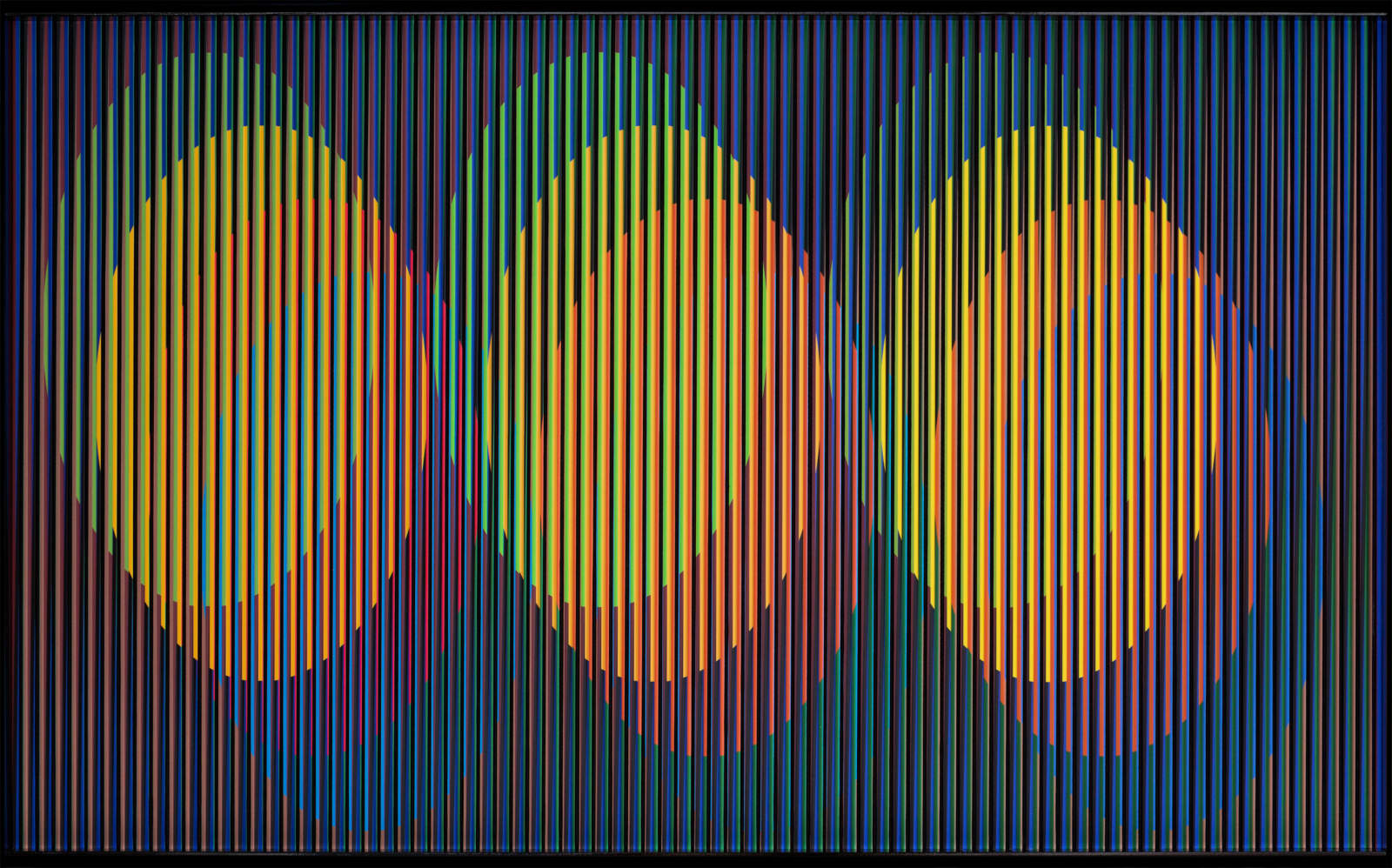 Carlos Cruz-Diez, Cromointerferencia Espacial 3, 2015