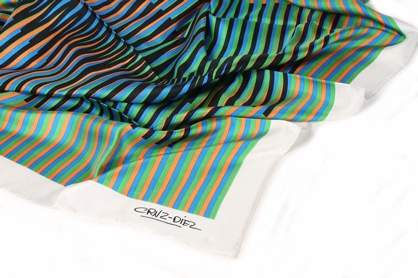 Carlos Cruz-Diez, Pañuelo - Foulard Induction Chromatique / FPT2, 2007