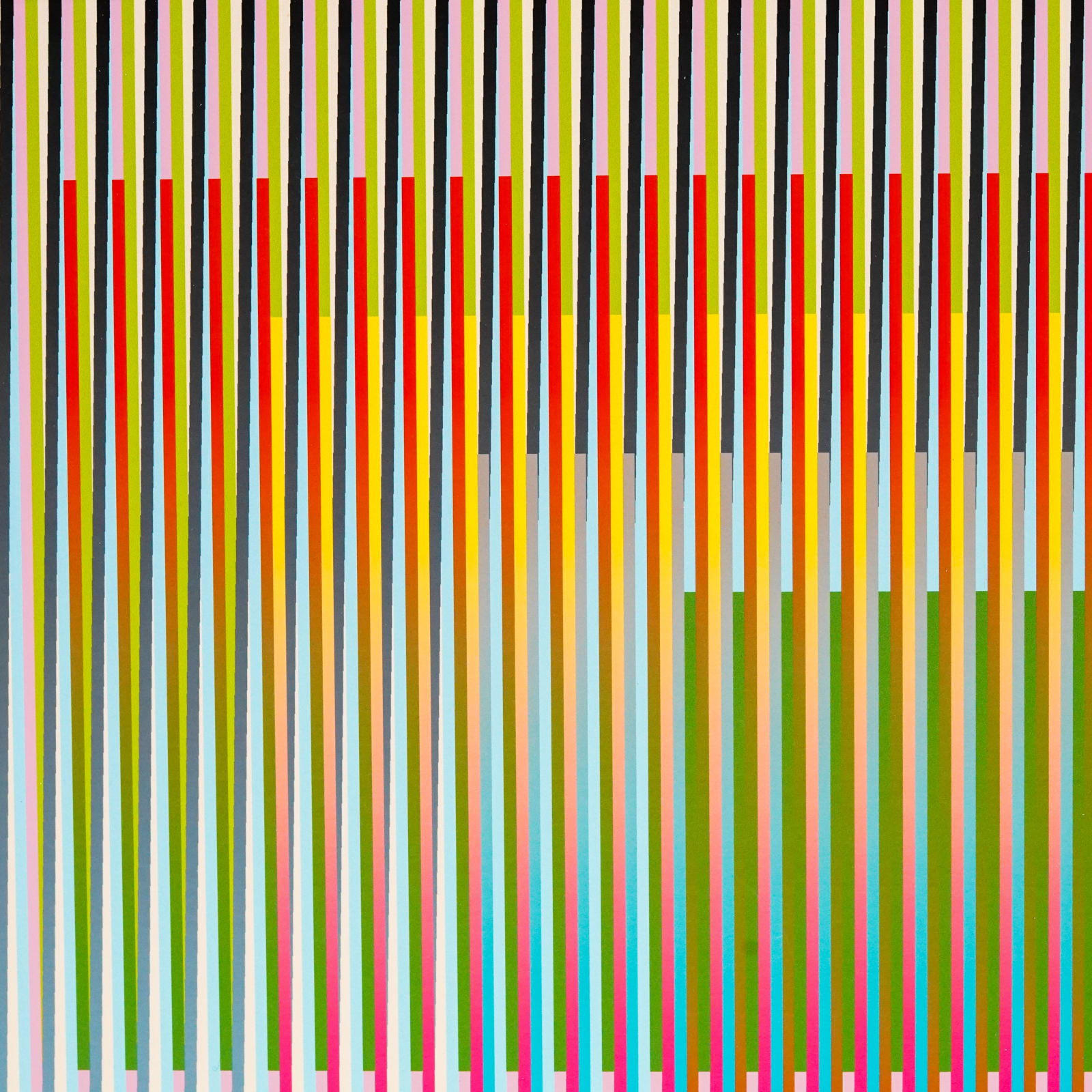 Carlos Cruz-Diez, Gráfica Serie Panam 1A, 2010