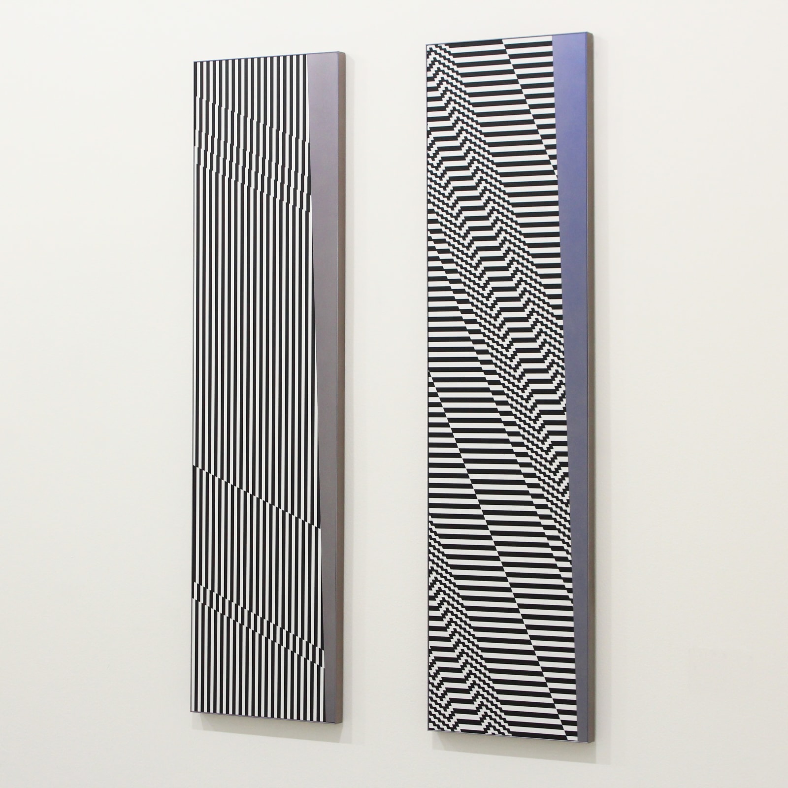 Felipe Pantone, Diptico W3 Dynamica 6 y 7, 2018