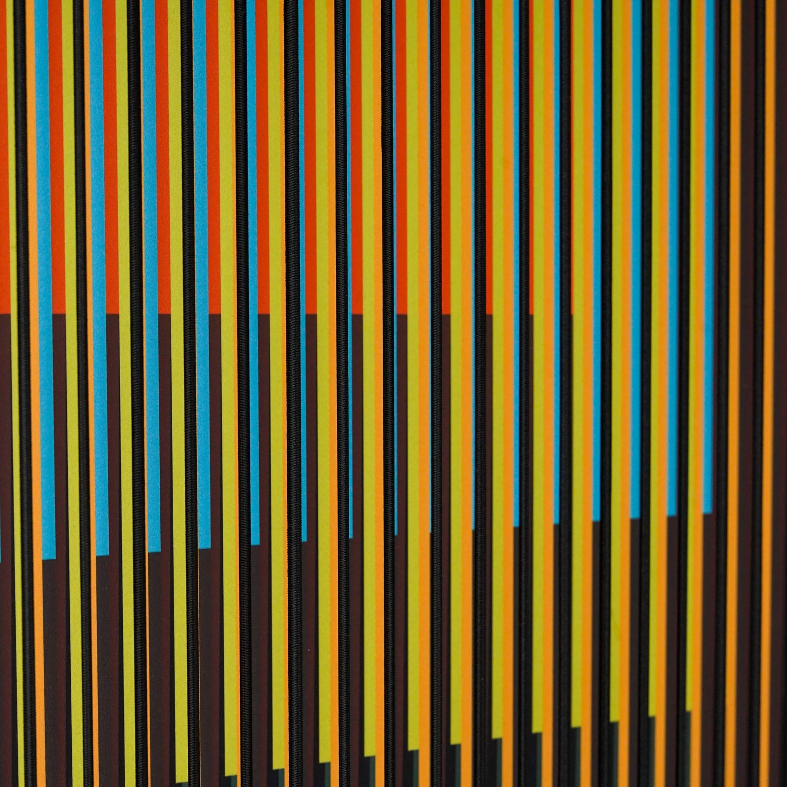 Carlos Cruz-Diez, Cromointerferencia Espacial 46, 2017