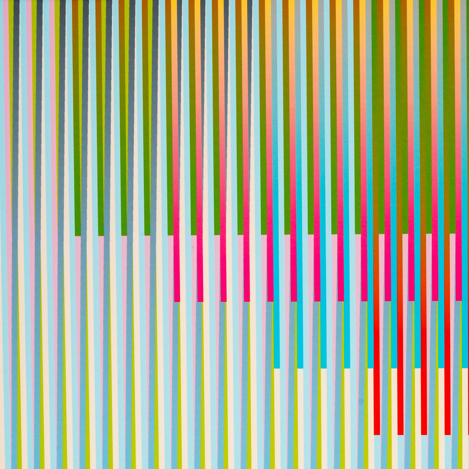 Carlos Cruz-Diez, Gráfica Serie Panam 1A, 2010