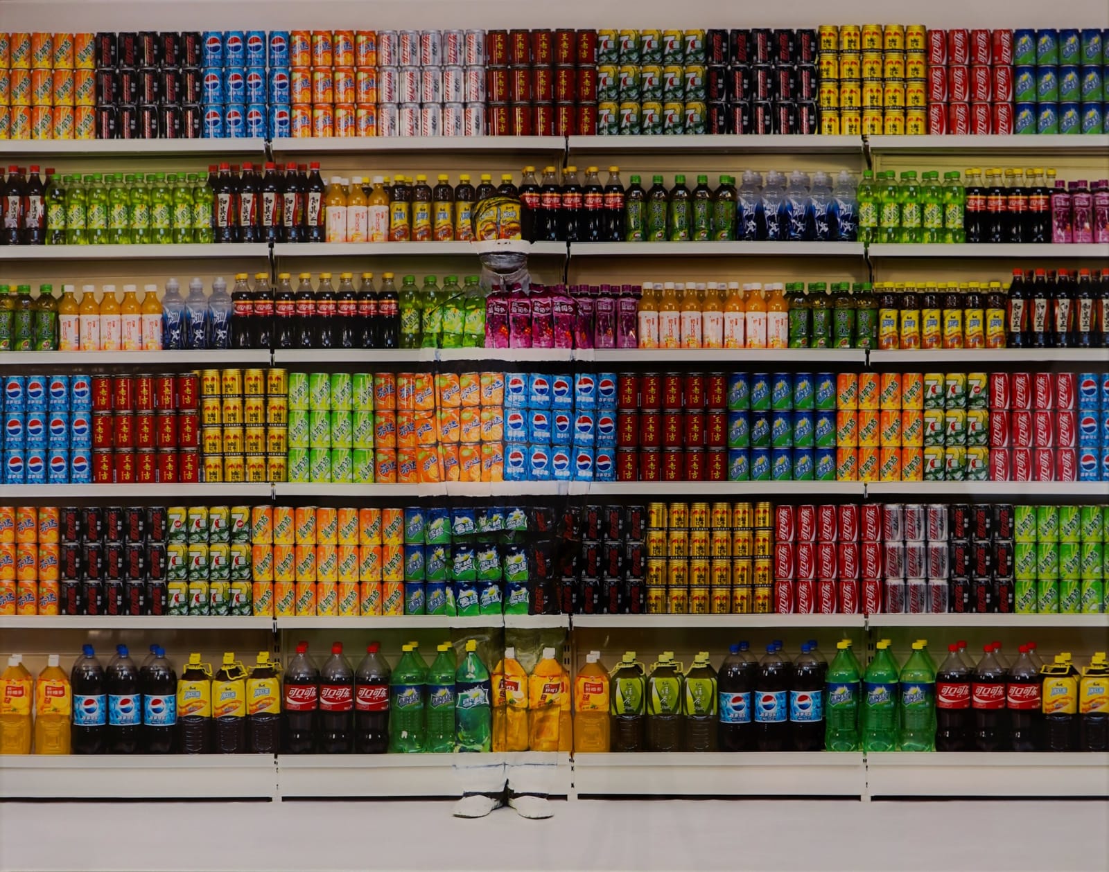 Liu Bolin, Hide in The City 96, 2012