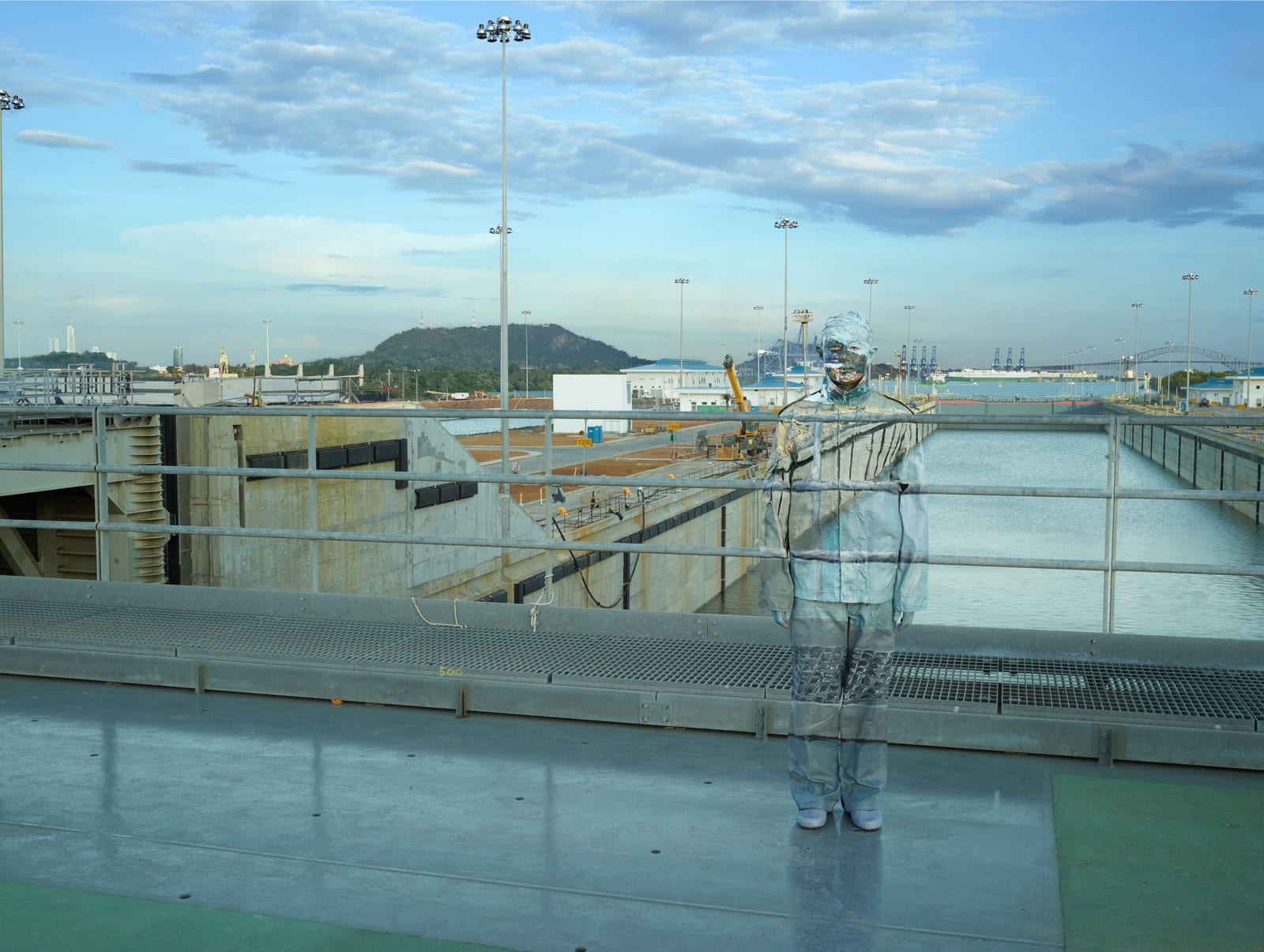 Liu Bolin, Panama Canal, 2016