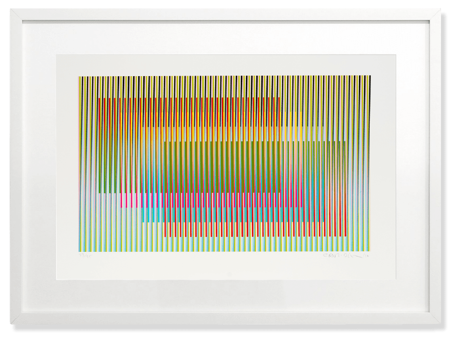 Carlos Cruz-Diez, Gráfica Serie Panam 1A, 2010