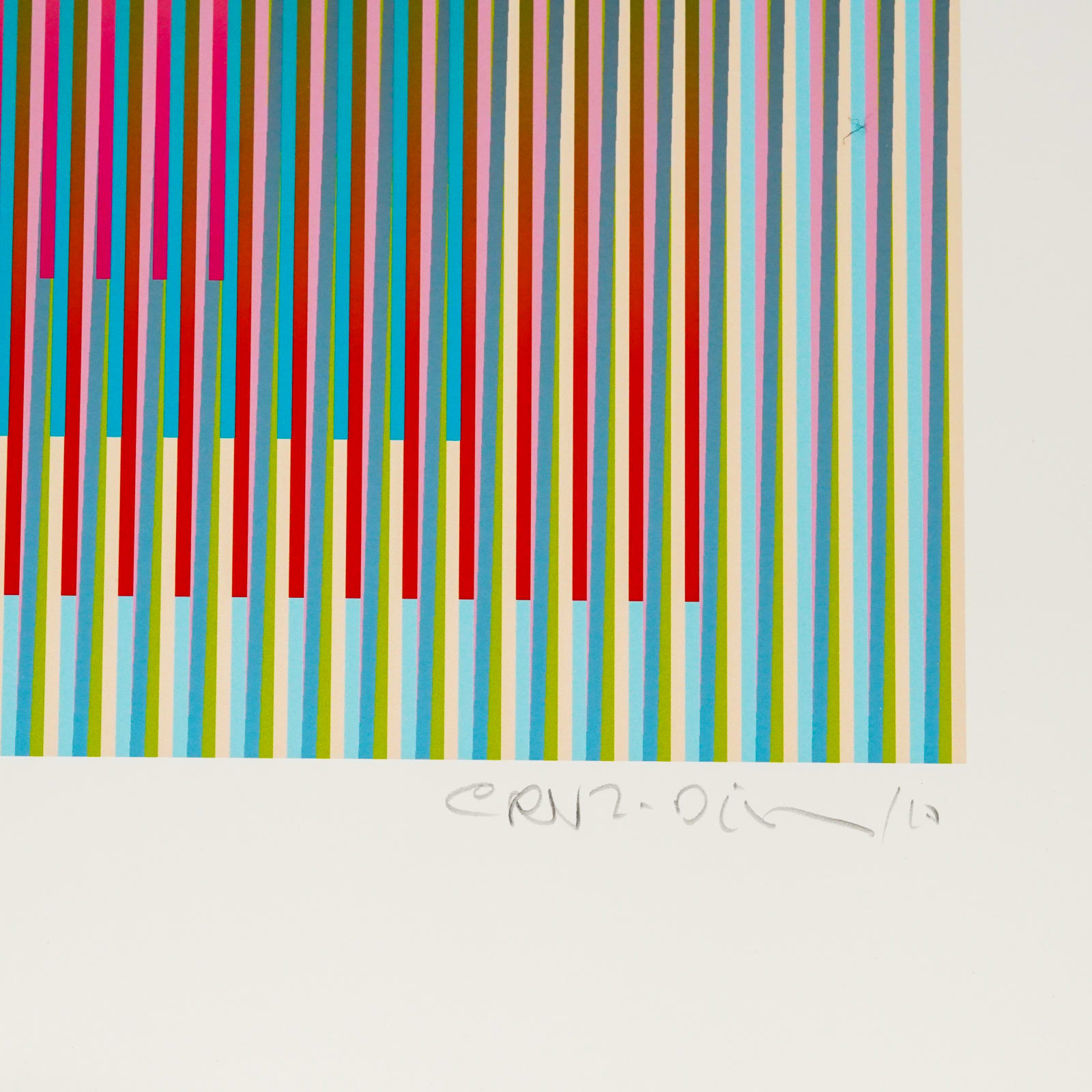 Carlos Cruz-Diez, Gráfica Serie Panam 1A, 2010