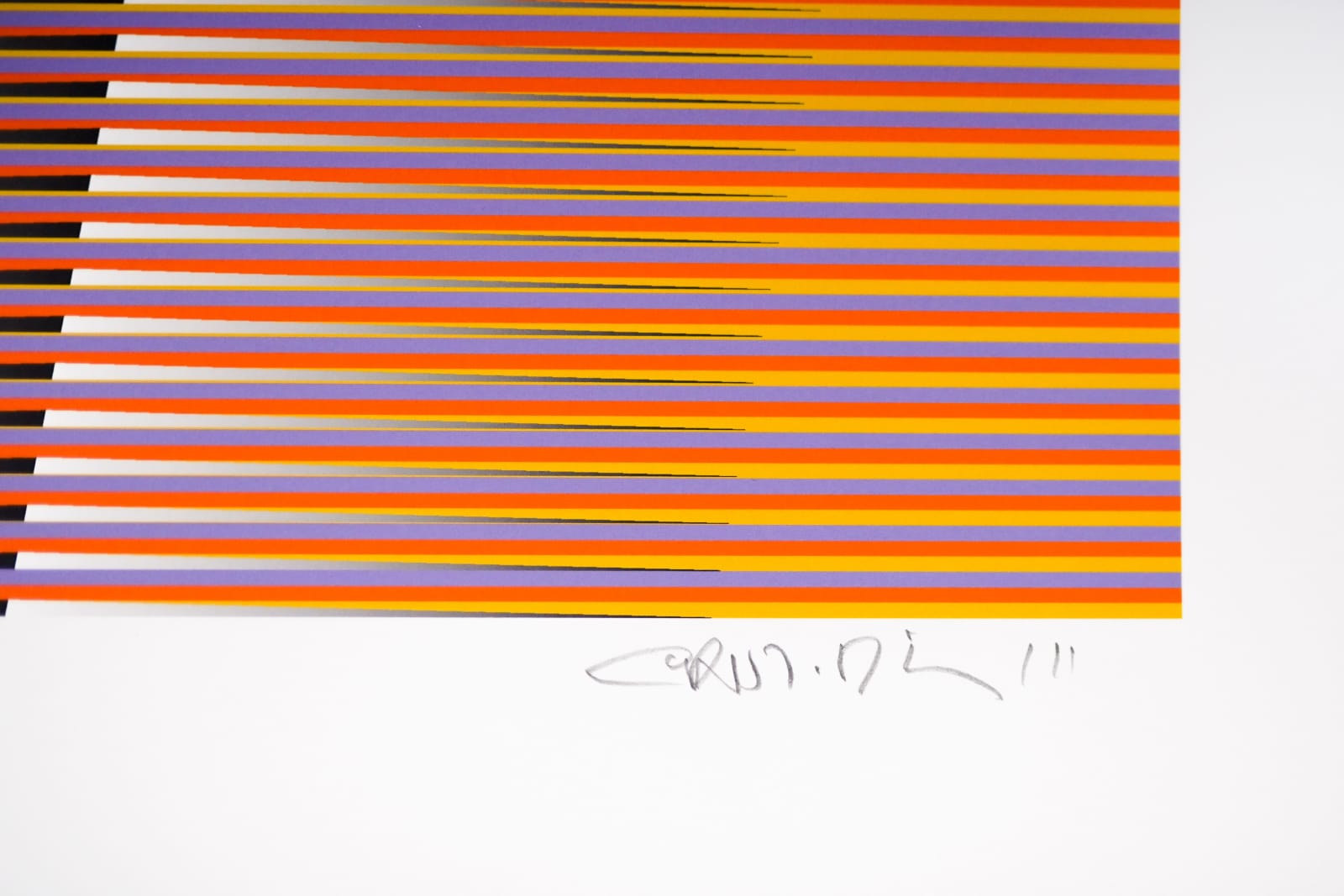 Carlos Cruz-Diez, Induction Chromatique Navidad 1K, 2010