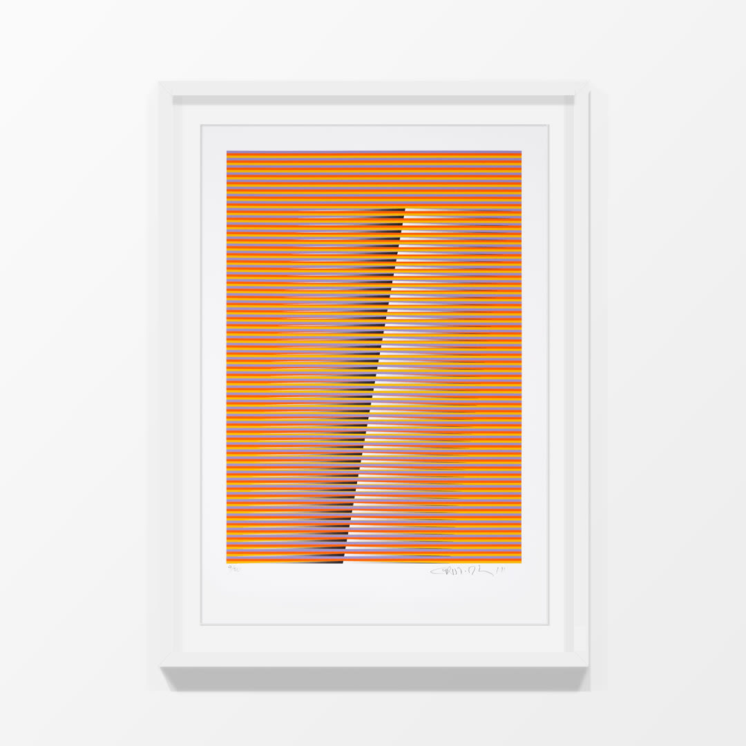 Carlos Cruz-Diez, Induction Chromatique Navidad 1K, 2010