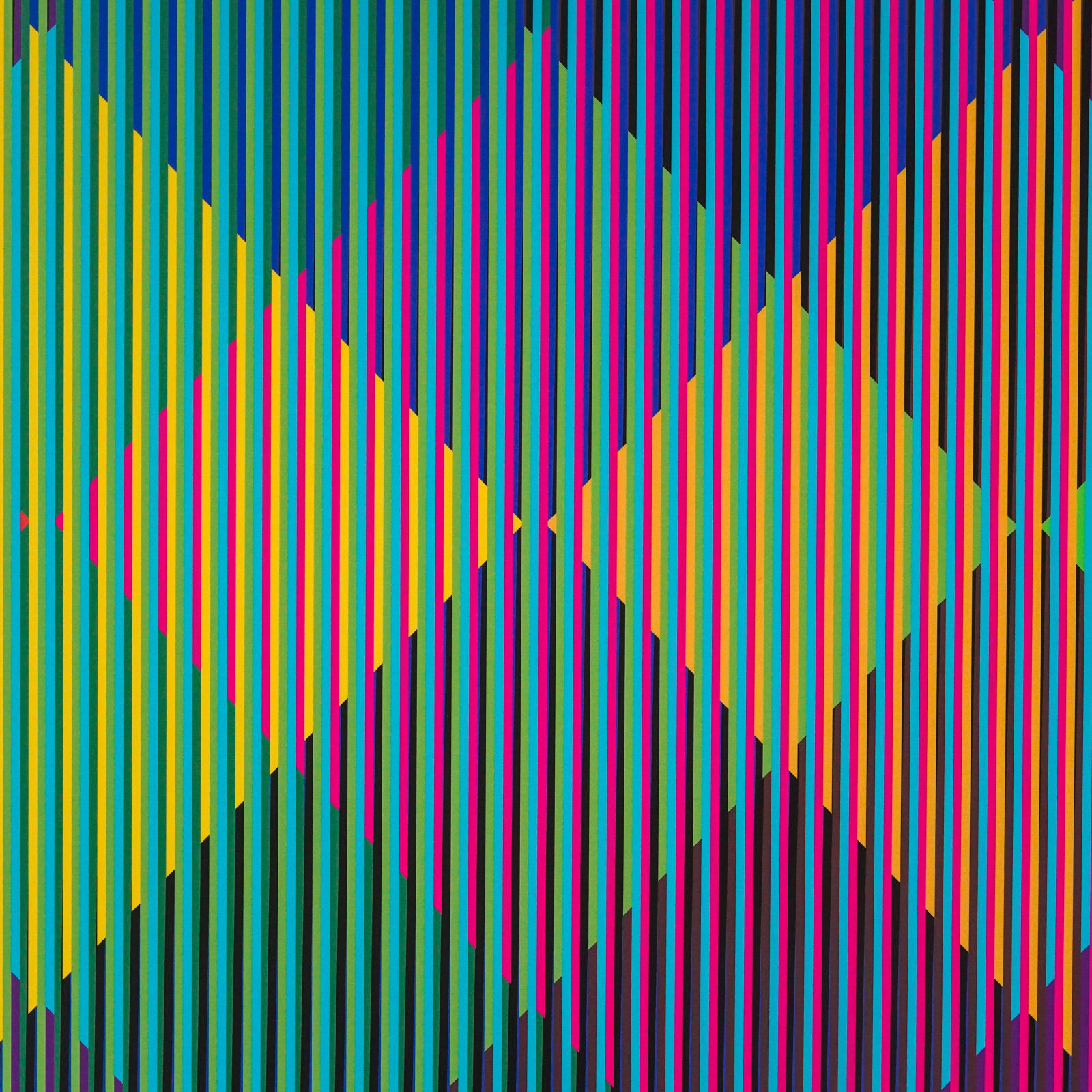 Carlos Cruz-Diez, Color Aditivo Can Can, 2015