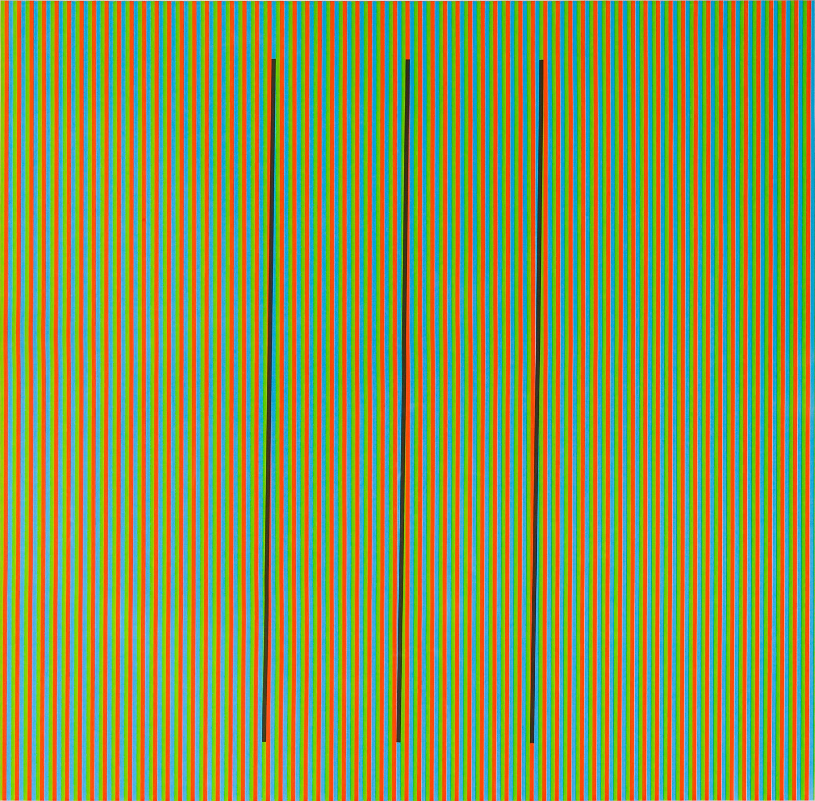 Carlos Cruz-Diez, Addition Chromatique RGB Serie Semana Sábado, 2013