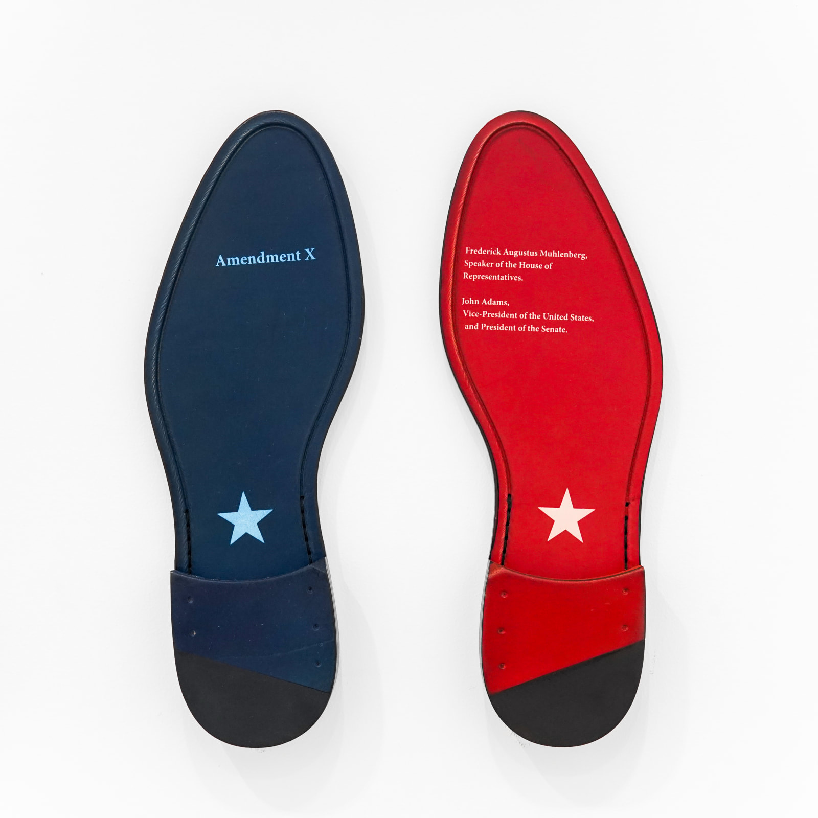 Eugenio Merino, Stepping on the bill of rights, 2018