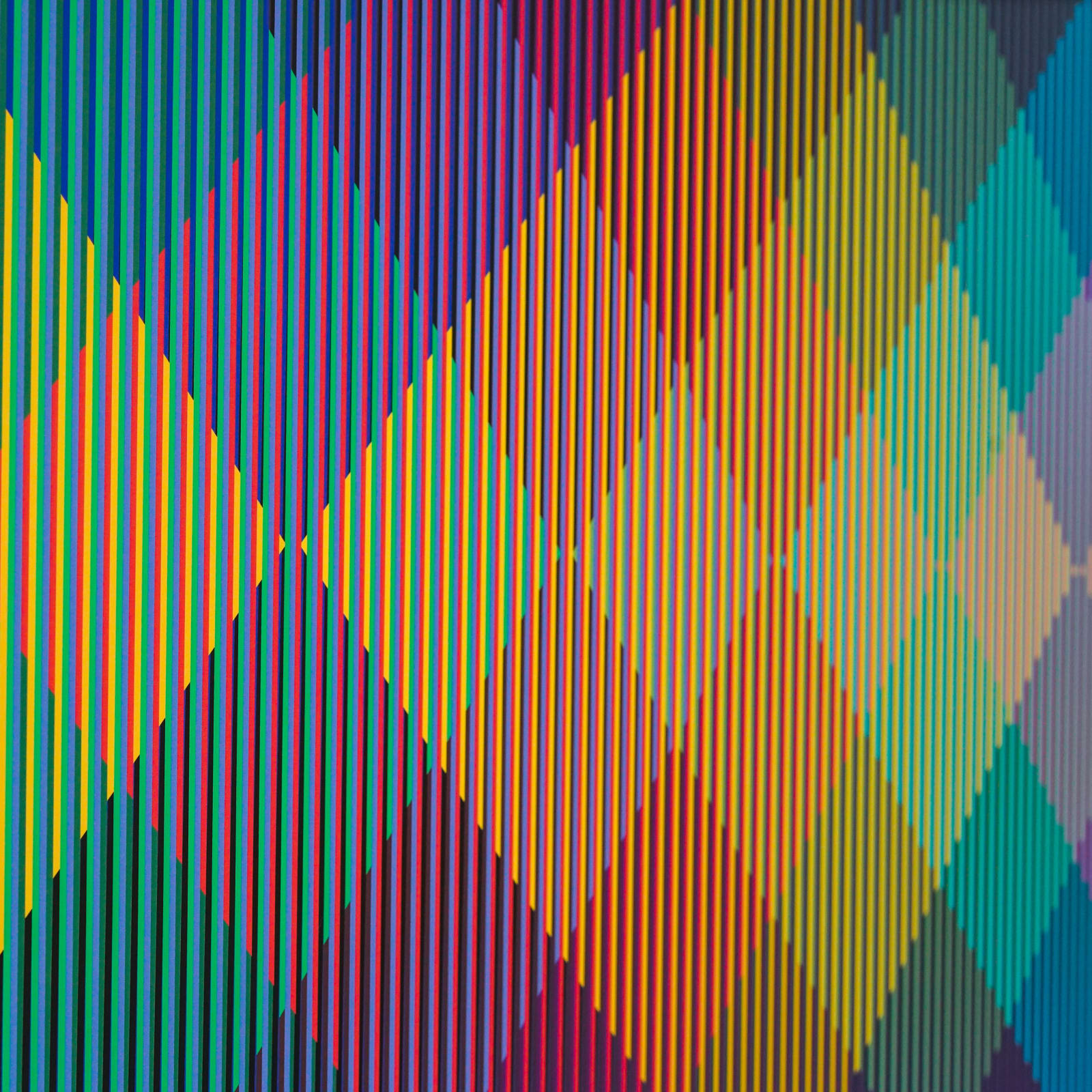 Carlos Cruz-Diez, Color Aditivo Can Can, 2015