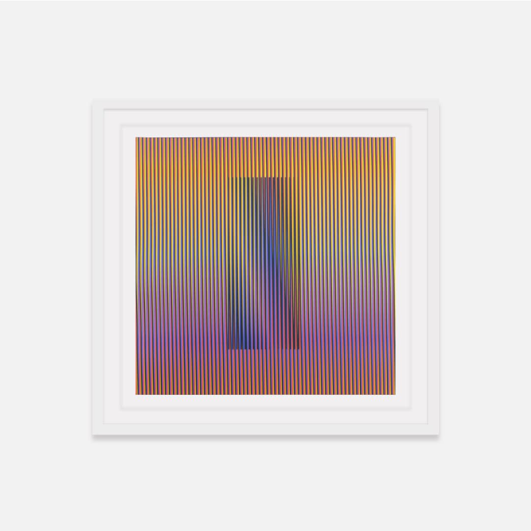 Carlos Cruz-Diez, Portafolio de Inducción Cromatica a doble Frecuencia (permutación de 10), 1963 - 2013
