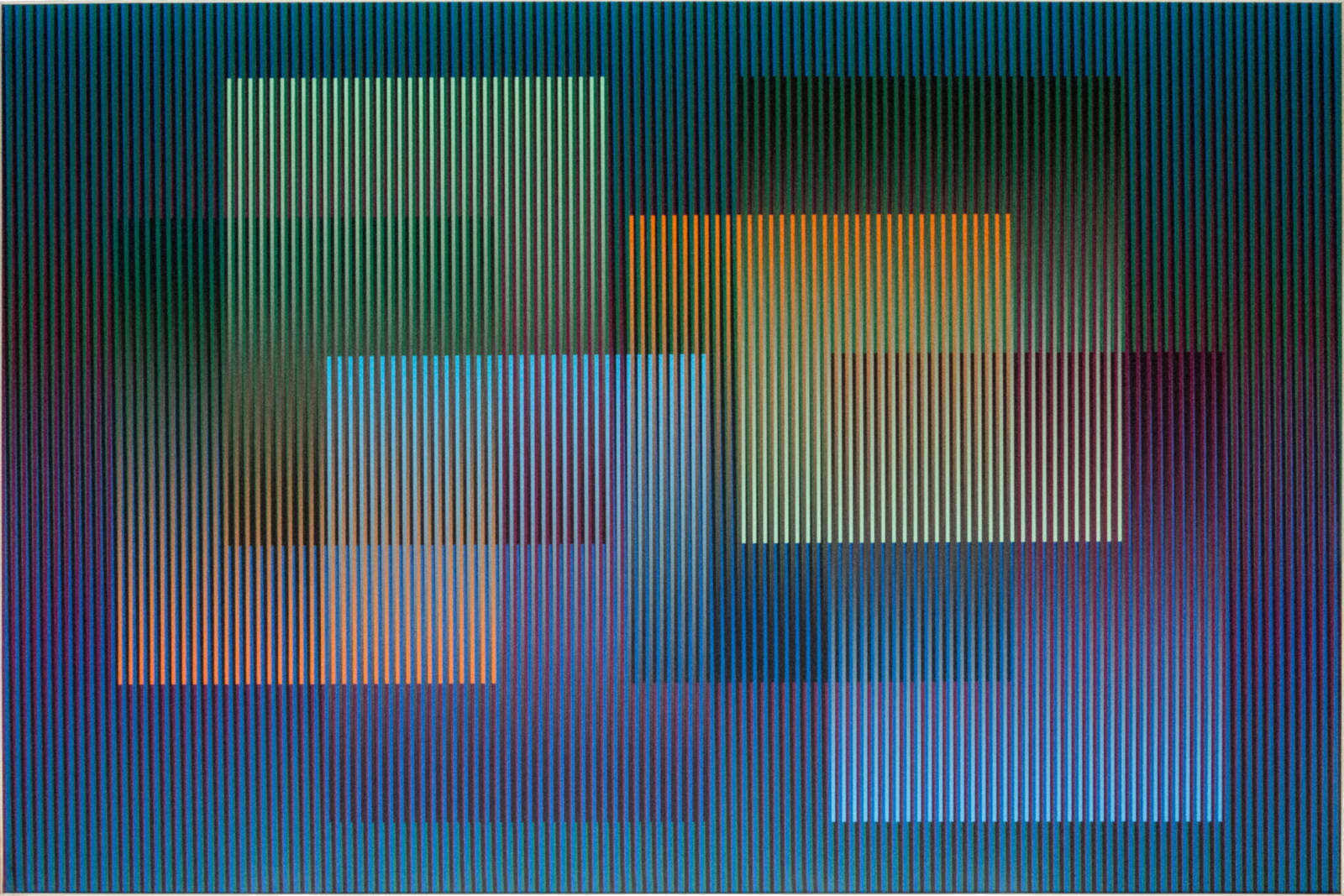 Carlos Cruz-Diez, Color Aditivo Serie Caracas B1, 2009