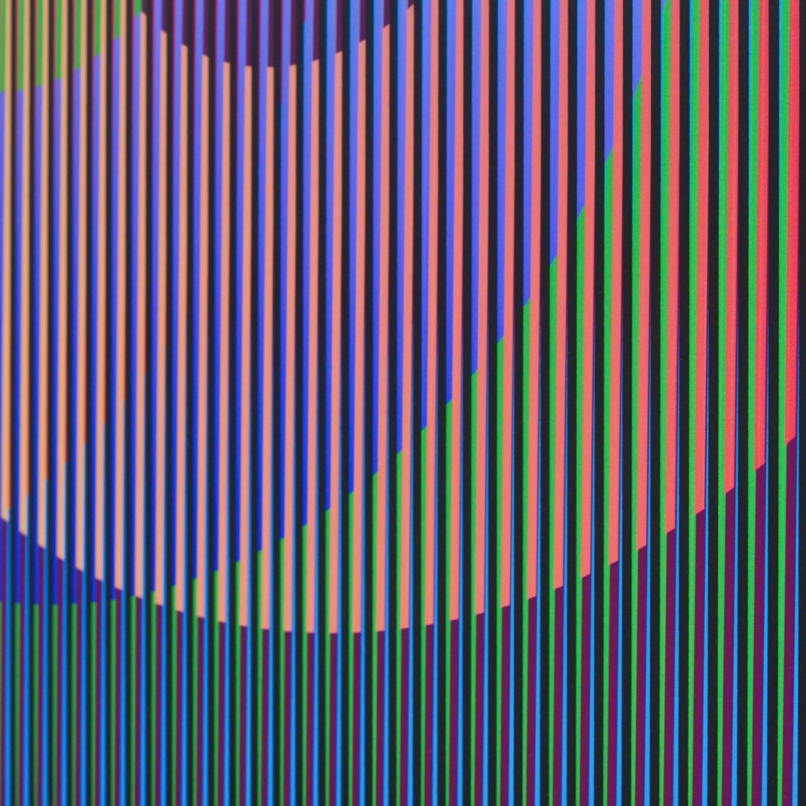 Carlos Cruz-Diez, Color Aditivo Circulos 1, 2010
