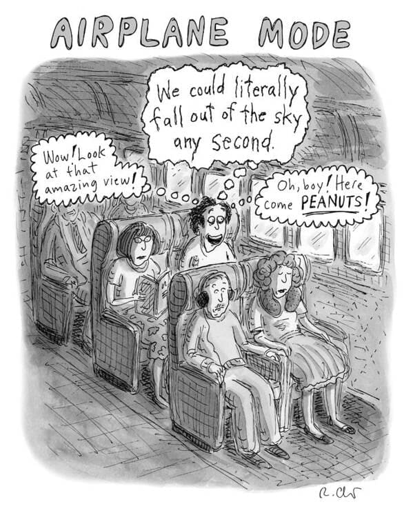 Roz Chast, Airplane Mode, 2017, Nov. 20
