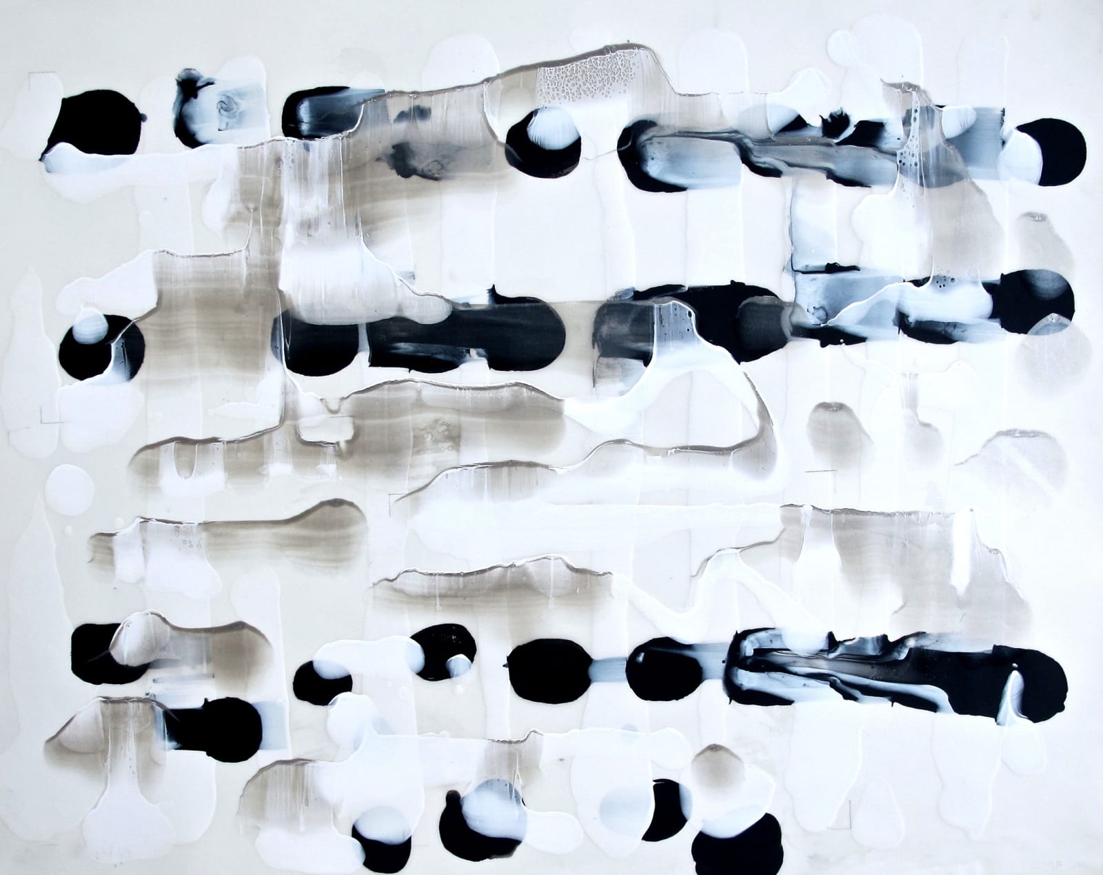 Gudrun Mertes-Frady, Moves in Black and White #33, 2015