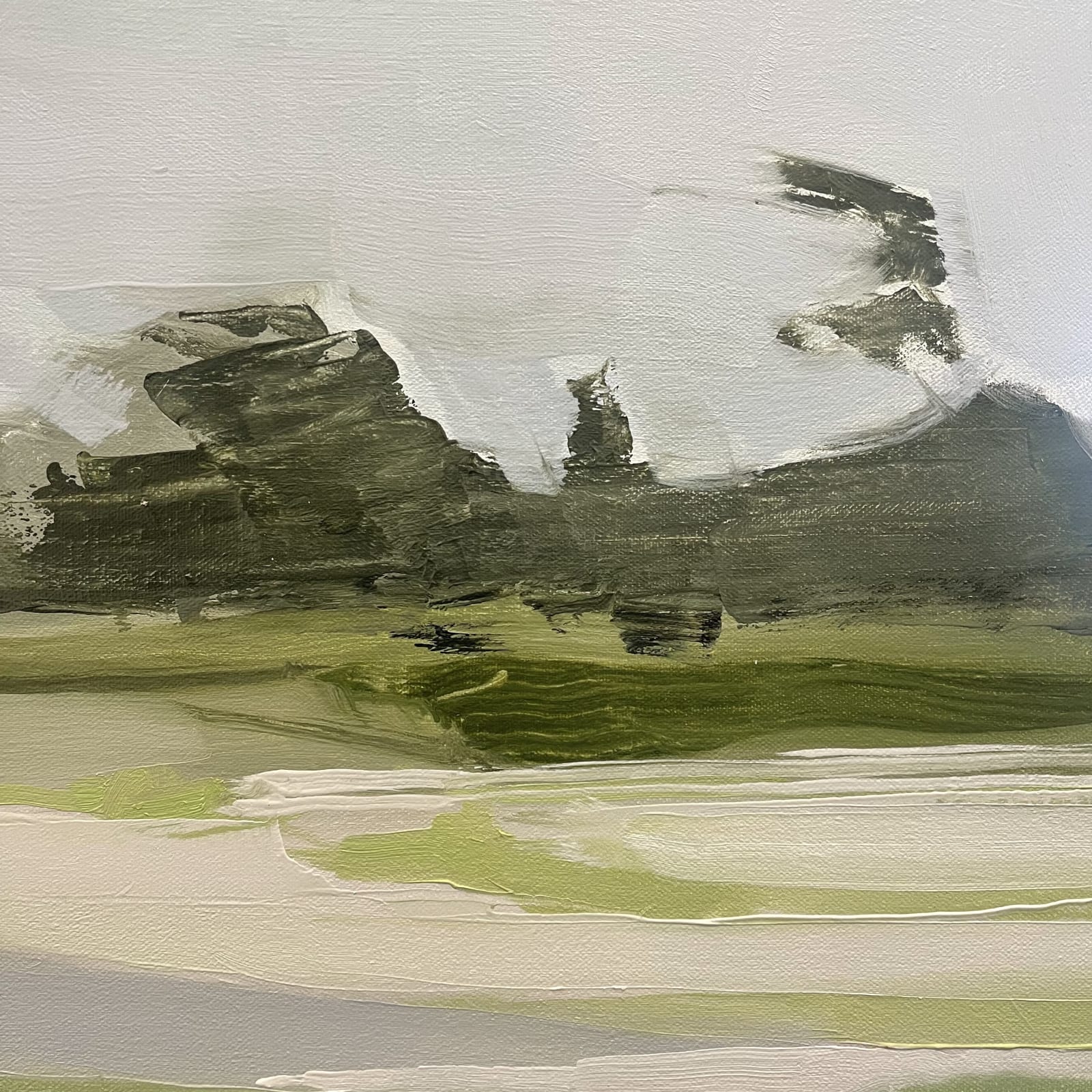 Sara MacCulloch, Beach from water, 2022