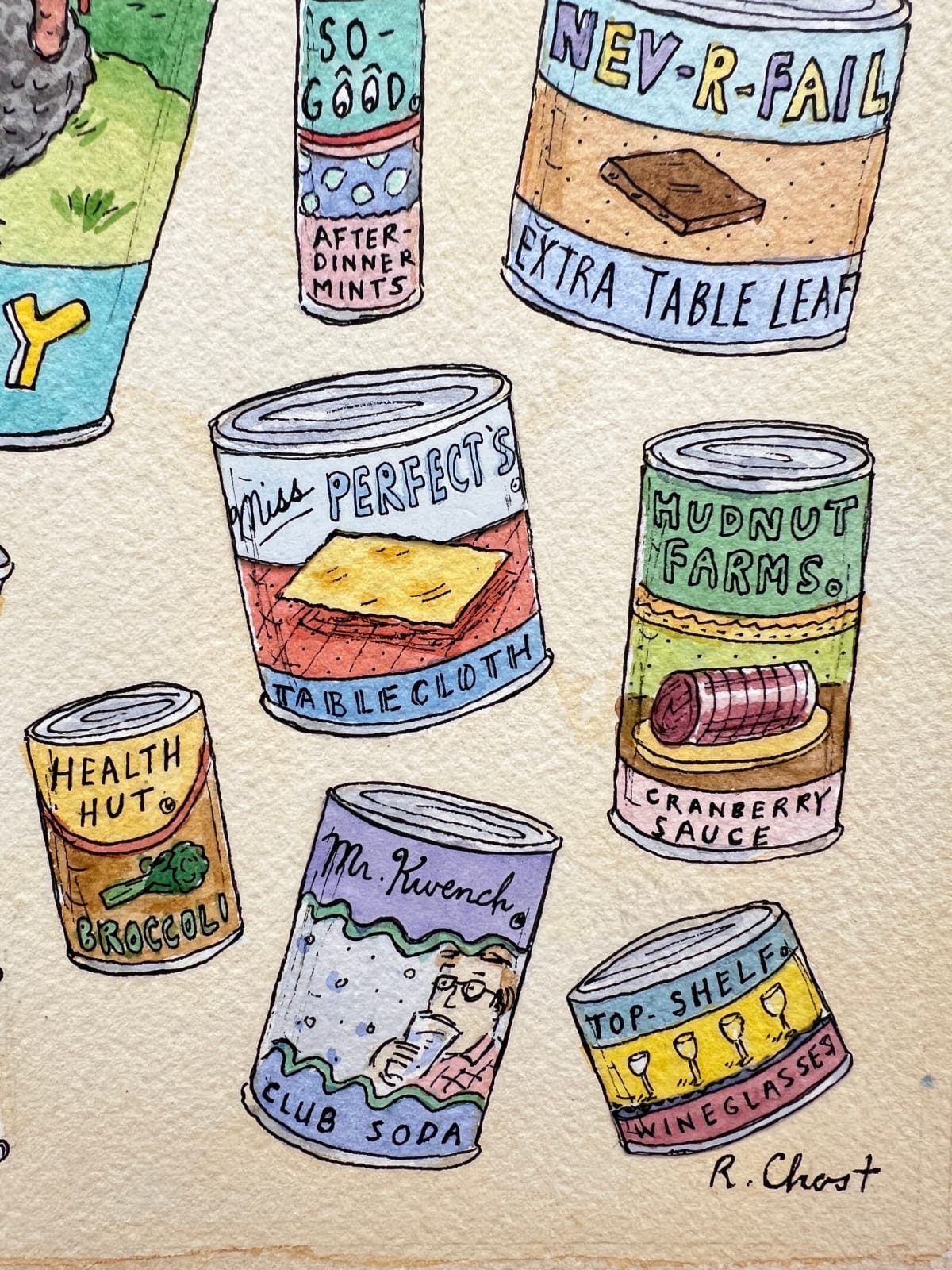 Roz Chast, Thanksgiving Cover , 1991, Dec. 2